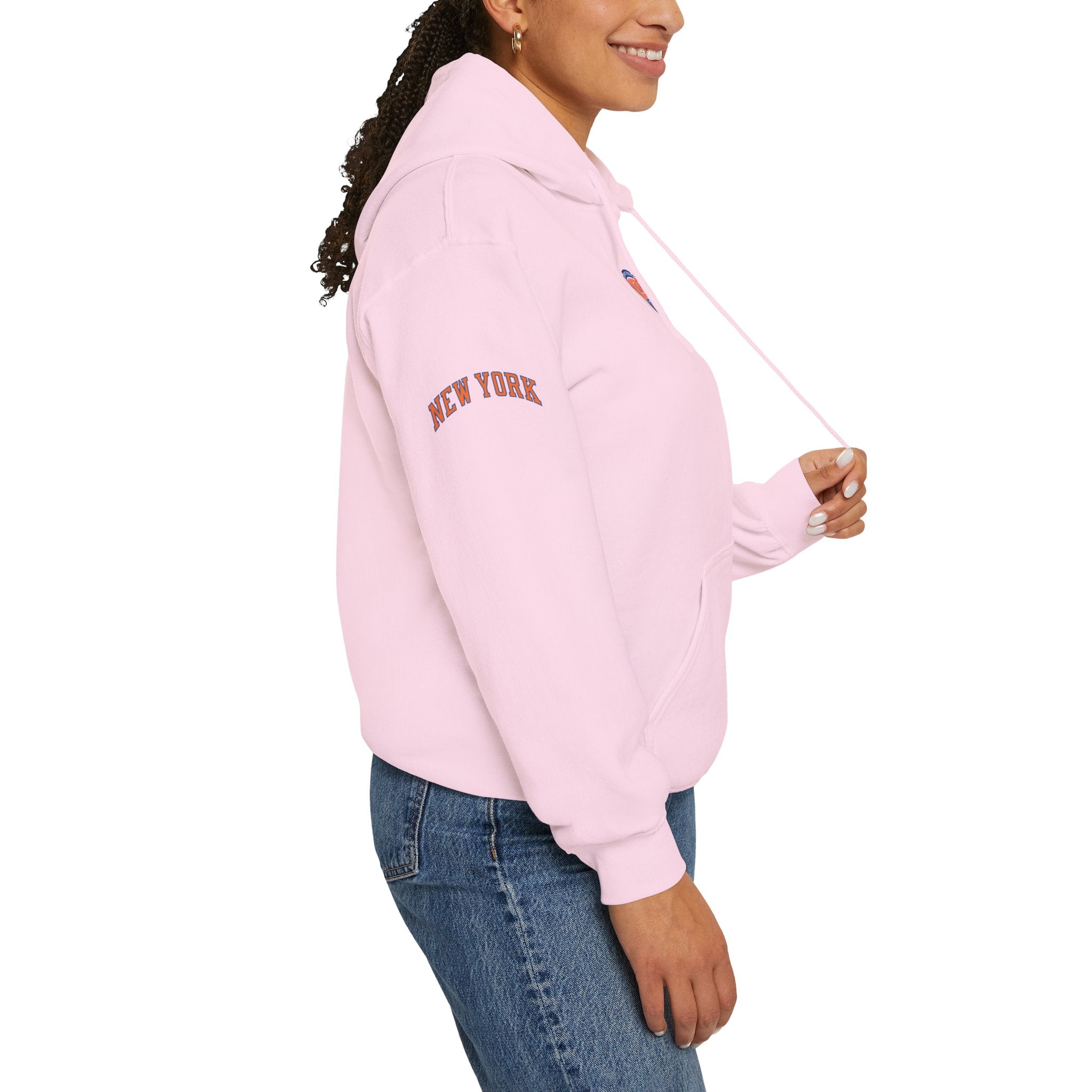 Knicks #8 Anunoby Basketball Hoodie — NYR Team Logo Back Number Sweatshirt