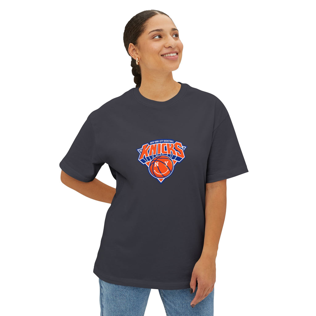 Knicks Anunoby #8 Boxy Tee — Retro Basketball Jersey Shirt