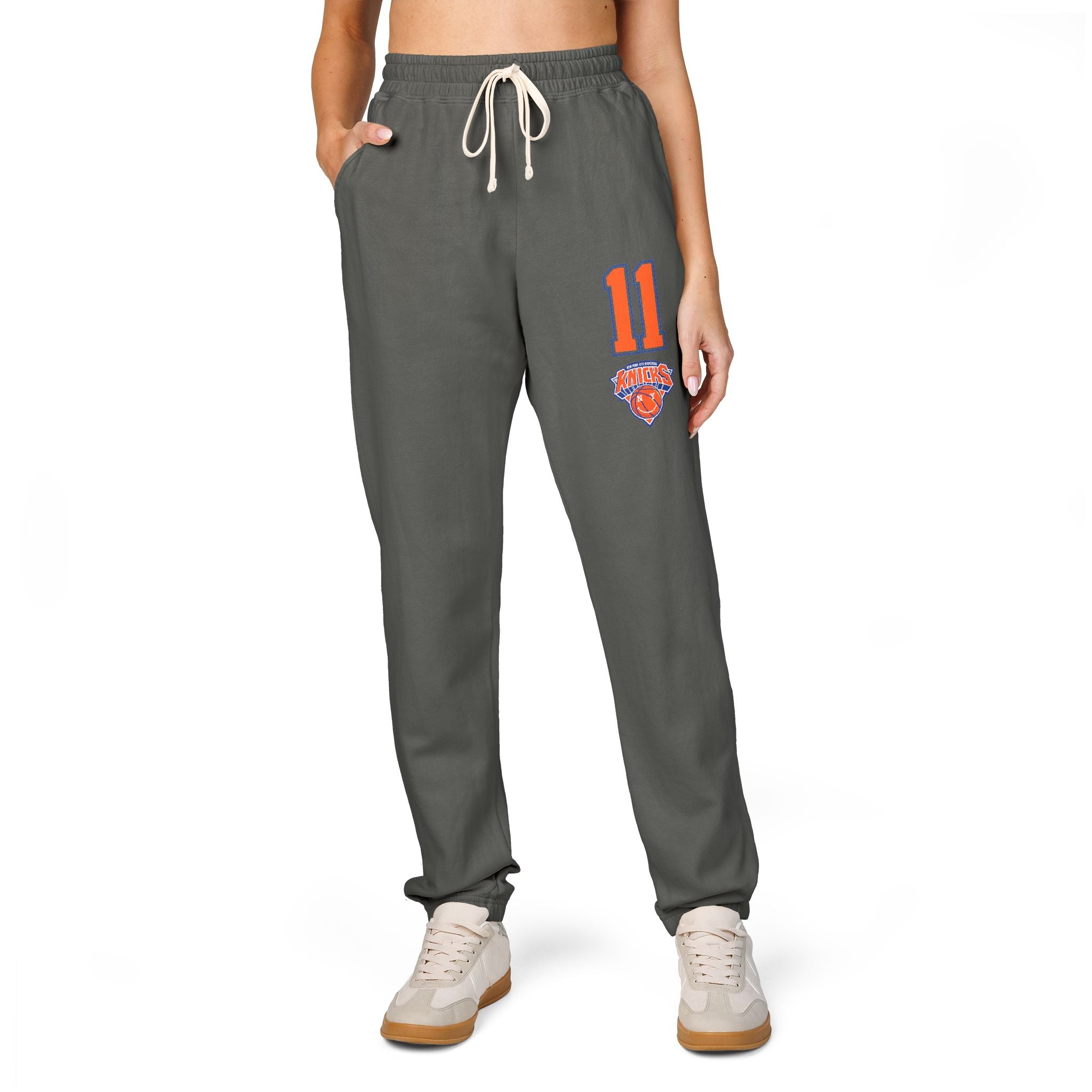 Embroidered Number 11 Tiger Crest Sweatpants