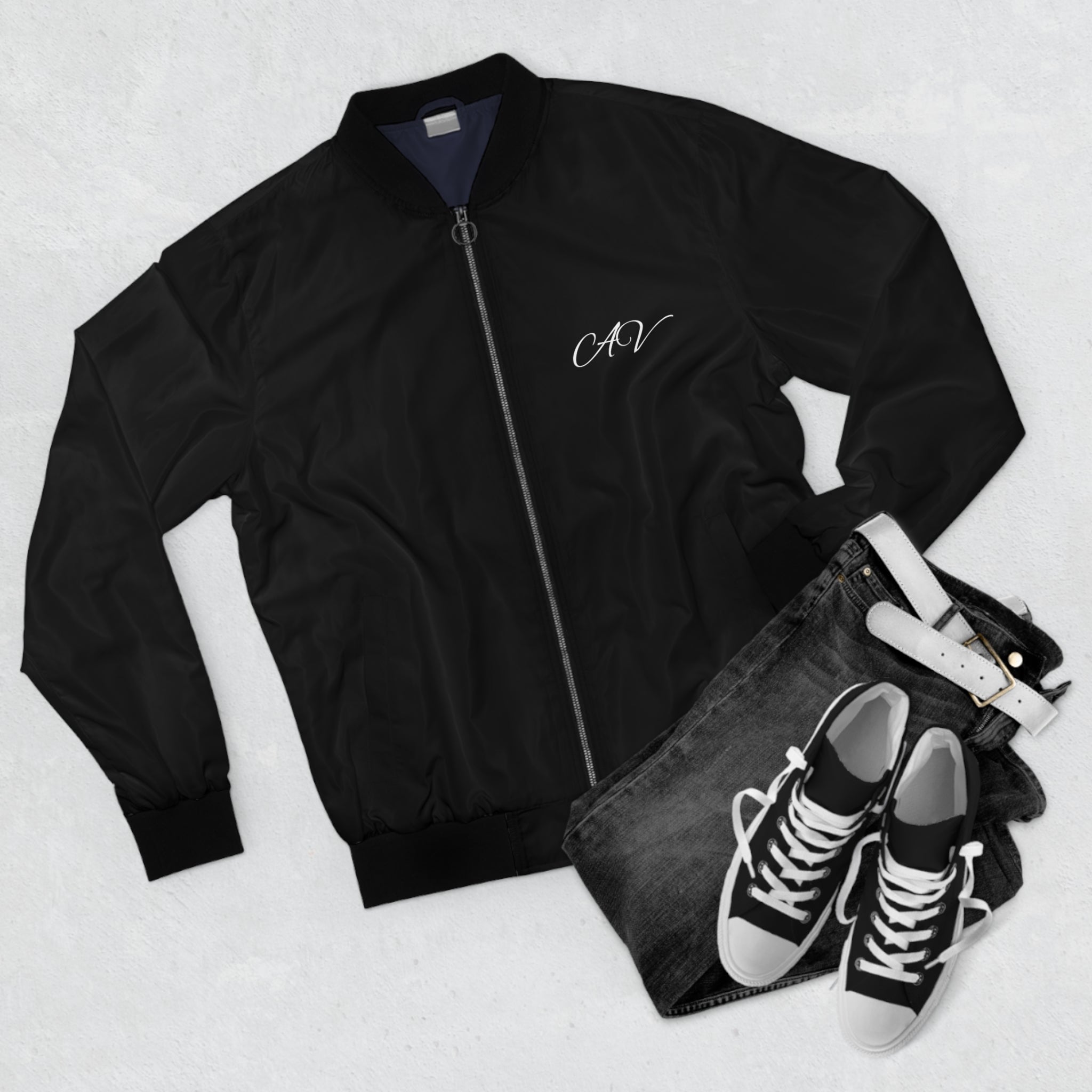 Black Bomber Jacket – Vintage
