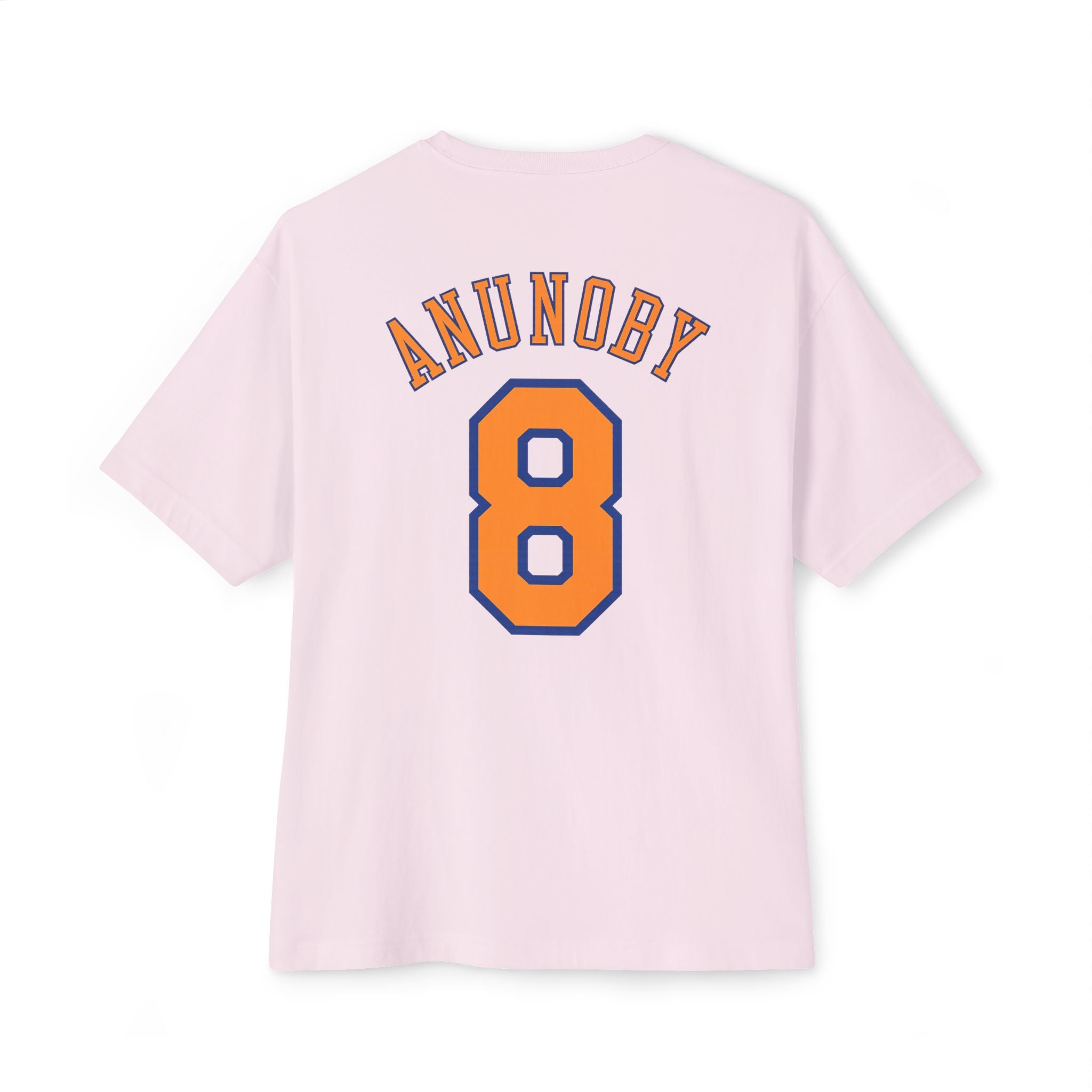 Knicks Anunoby #8 Boxy Tee — Retro Basketball Jersey Shirt