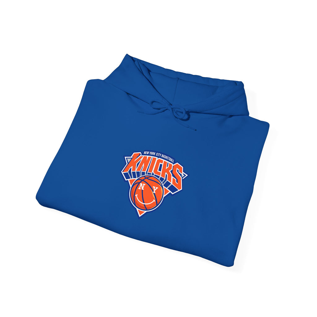 New York Knicks Jersey Hoodie — 'Towns 32' Retro Basketball Pullover