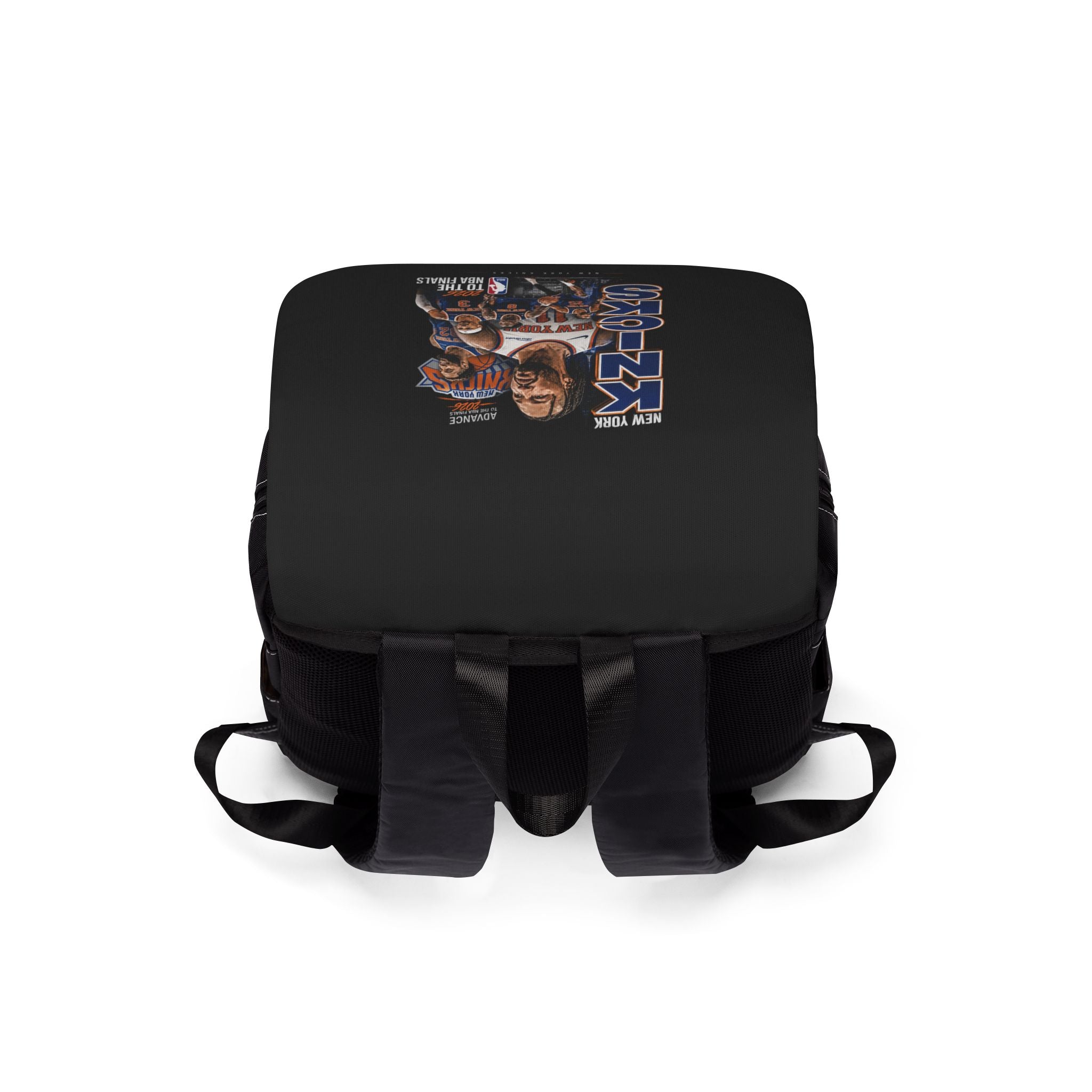New York Knicks Collage Backpack — Basketball Team Travel Bag