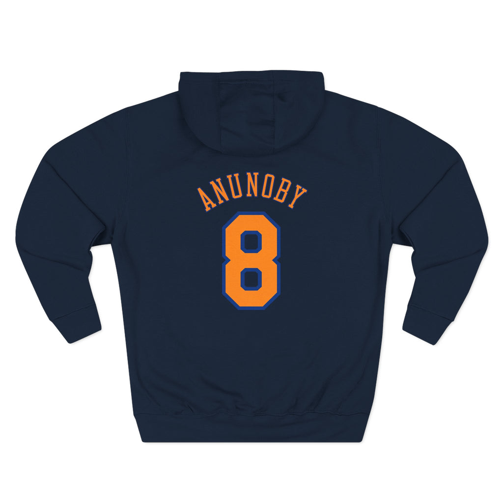 Knicks-Inspired 'Anunoby 8' Basketball Hoodie