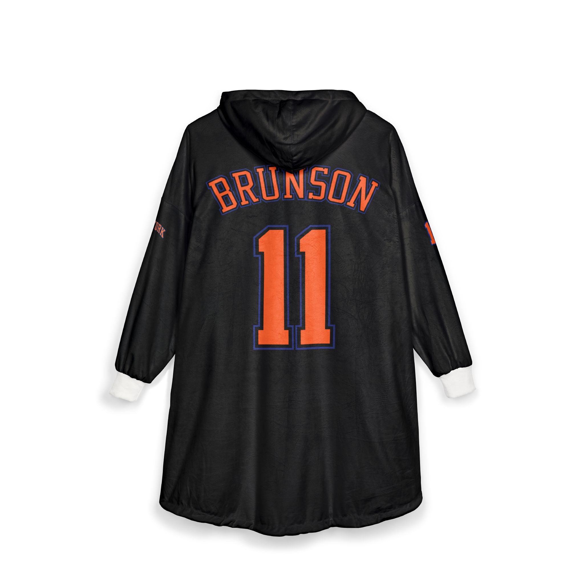 Knicks Brunson #11 Hooded Blanket – NBA Team Sherpa Hoodie