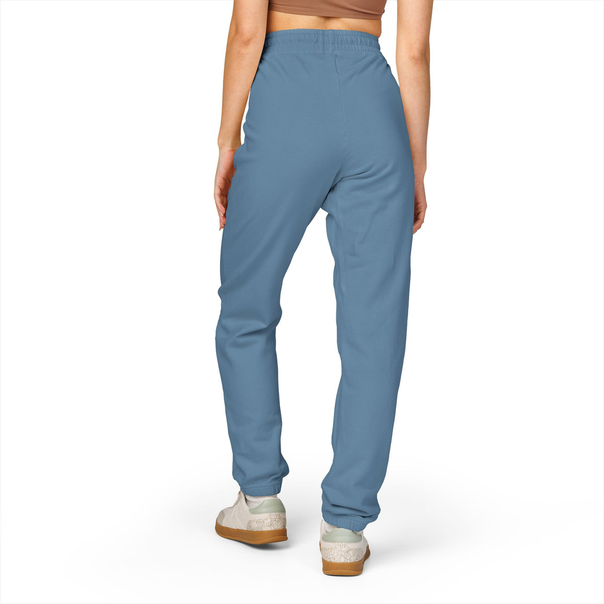 Fleece Sweatpants — Minimal Vertical Script Cozy Joggers