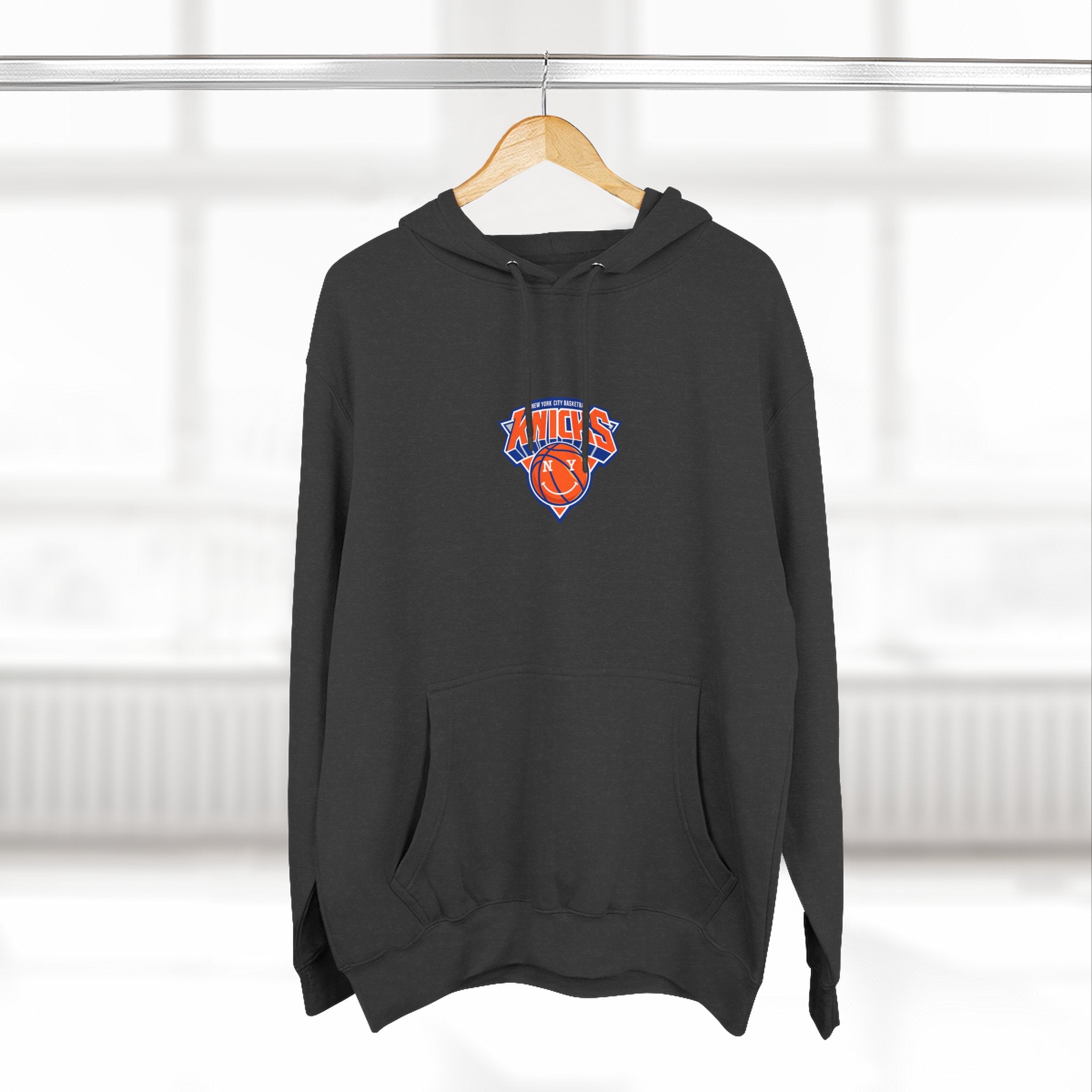 Knicks Basketball Hoodie — 'Towns 32' Team Logo Fleece Pullover