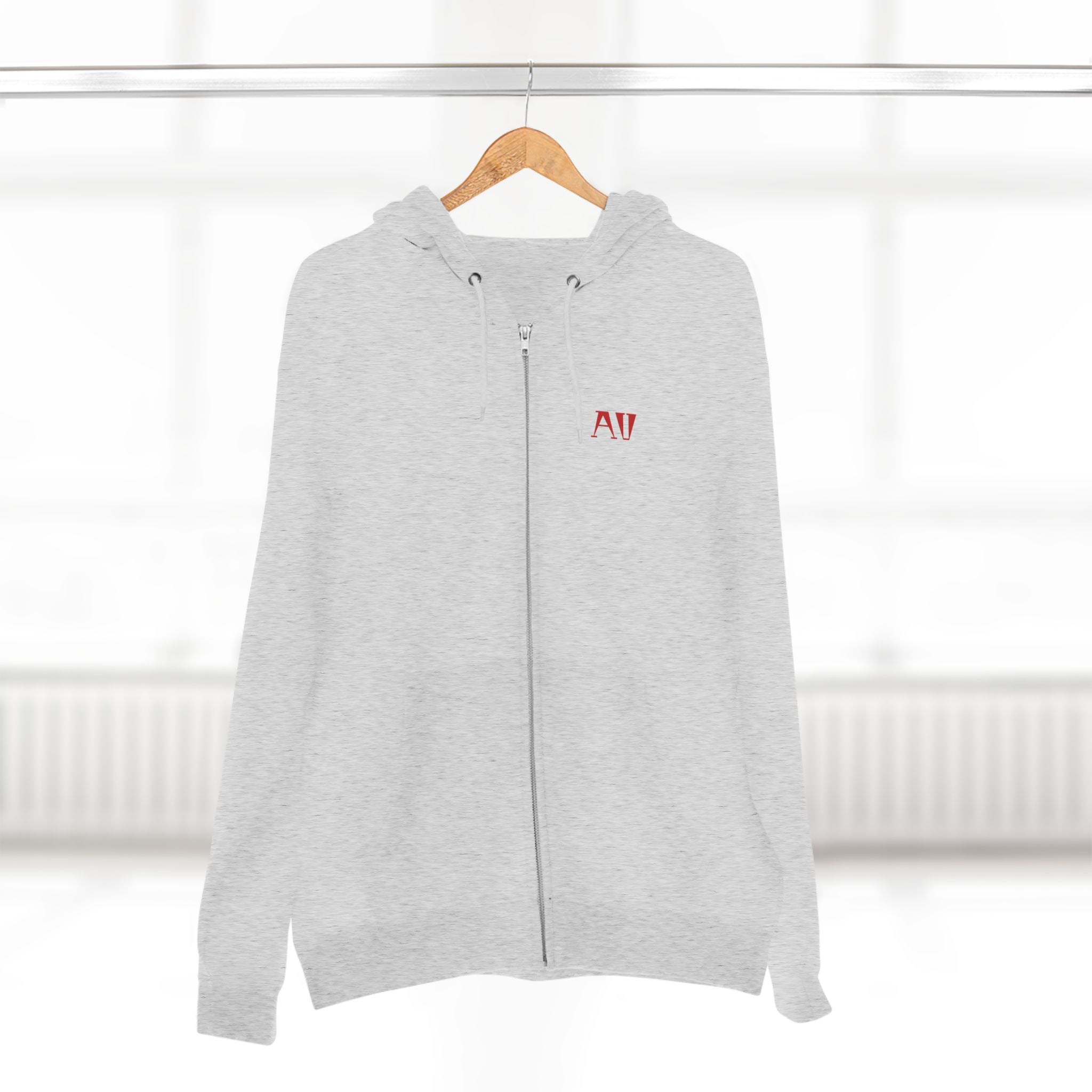 Spider Emblem Zip Hoodie