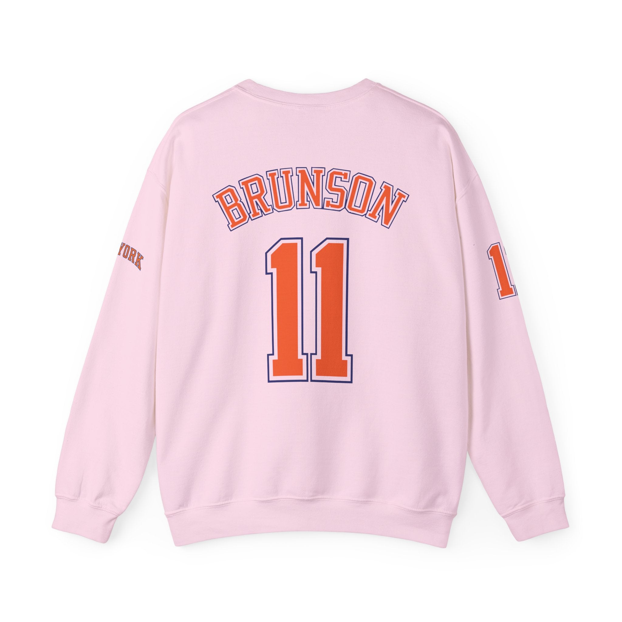 Knicks Brunson #11 Crewneck Sweatshirt — New York Basketball Pullover