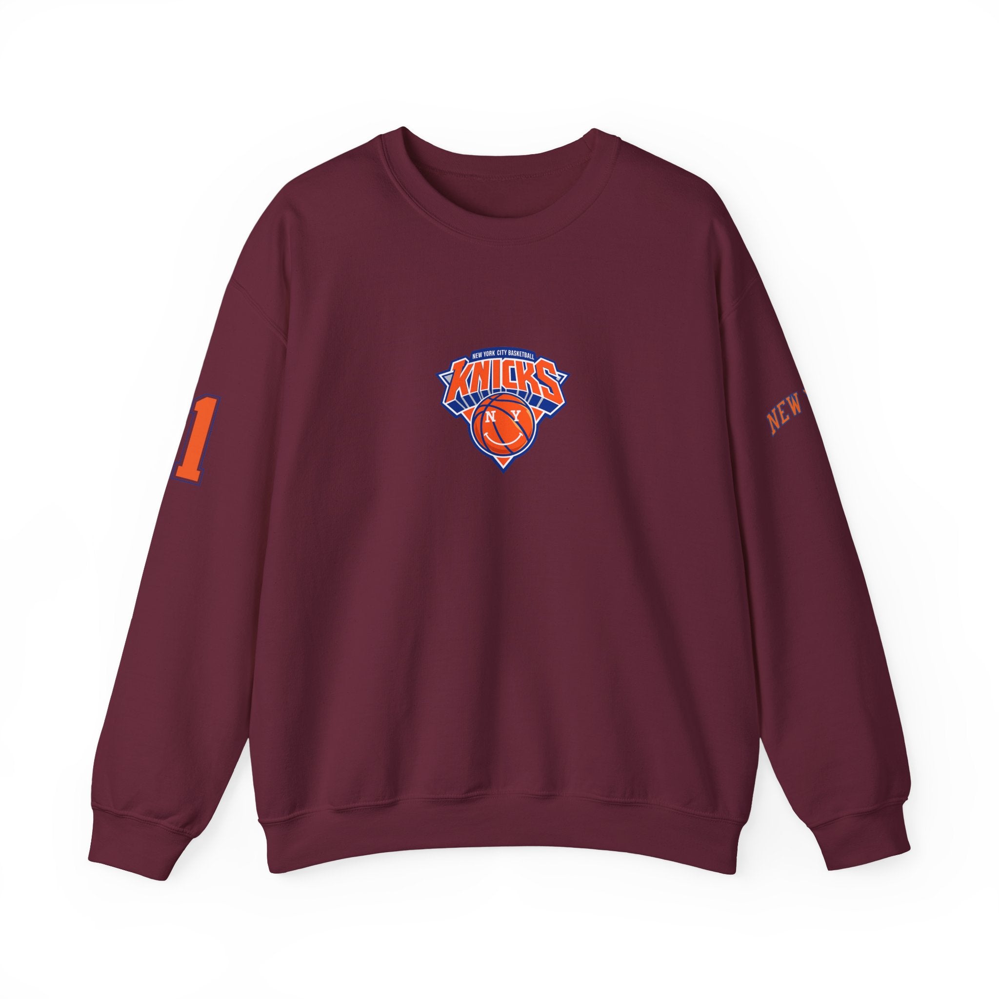 Knicks Brunson #11 Crewneck Sweatshirt — New York Basketball Pullover