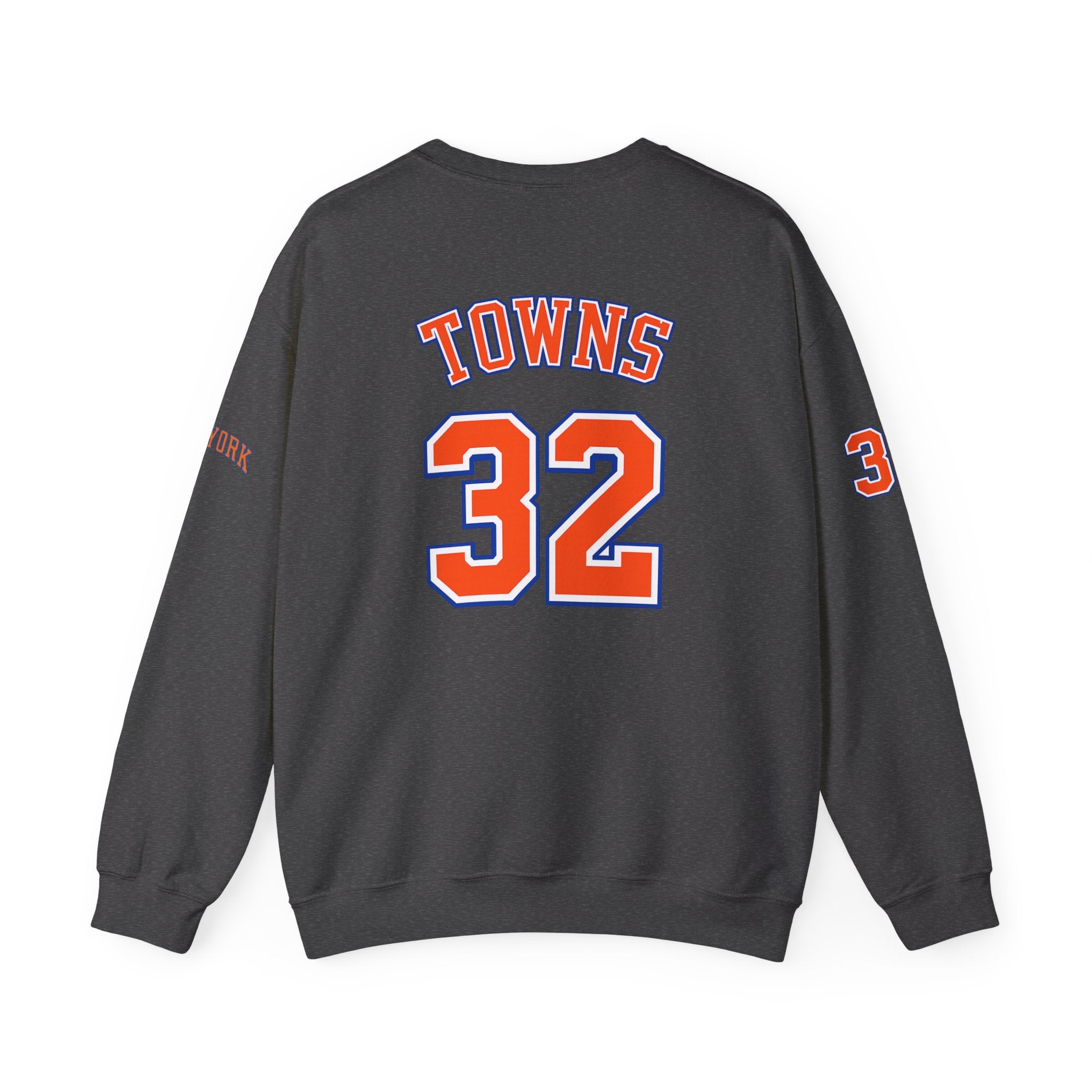 New York Knicks 'Towns 32' Crewneck Sweatshirt — Retro NBA Fan Apparel