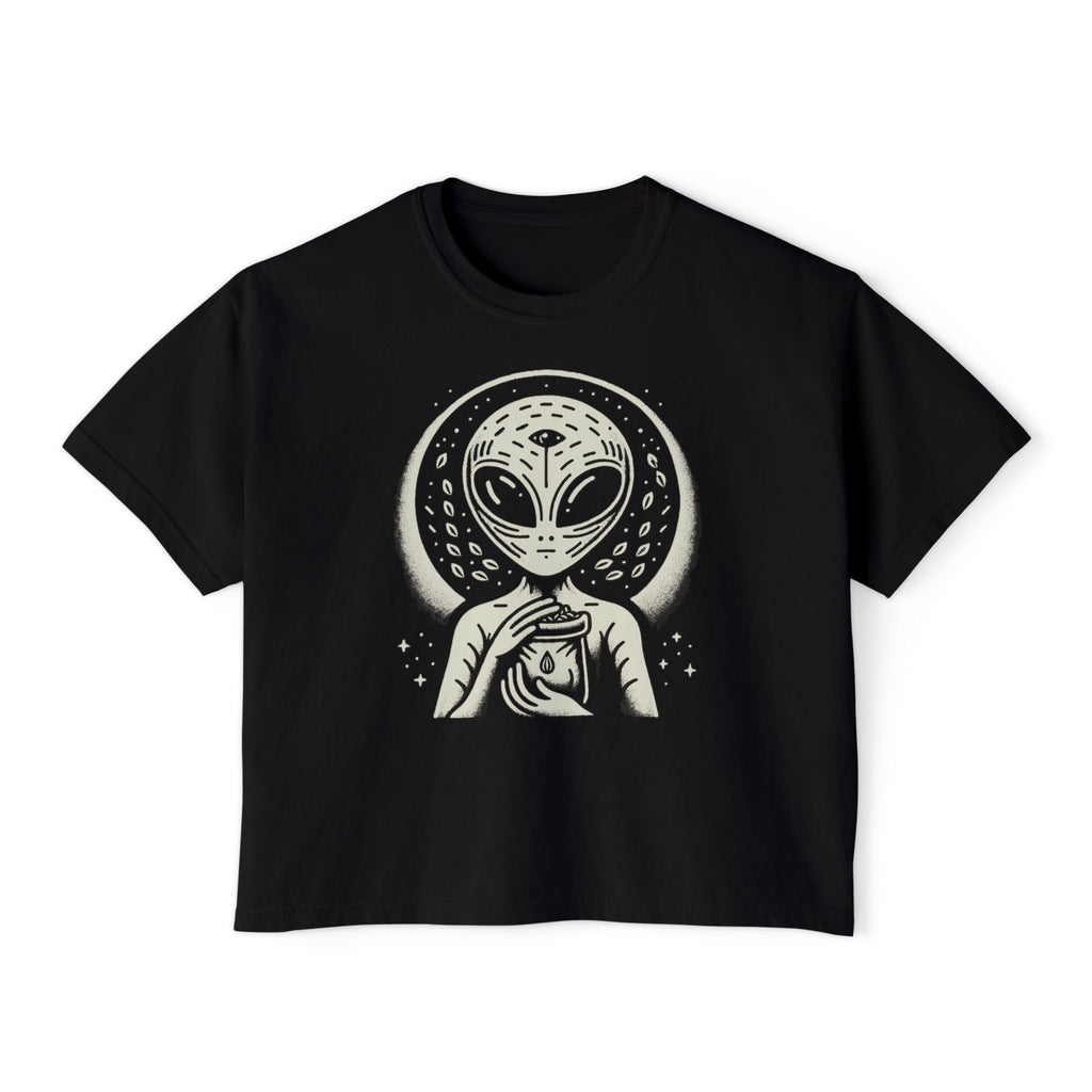 Extraterrestrial Boxy Crop T-Shirt