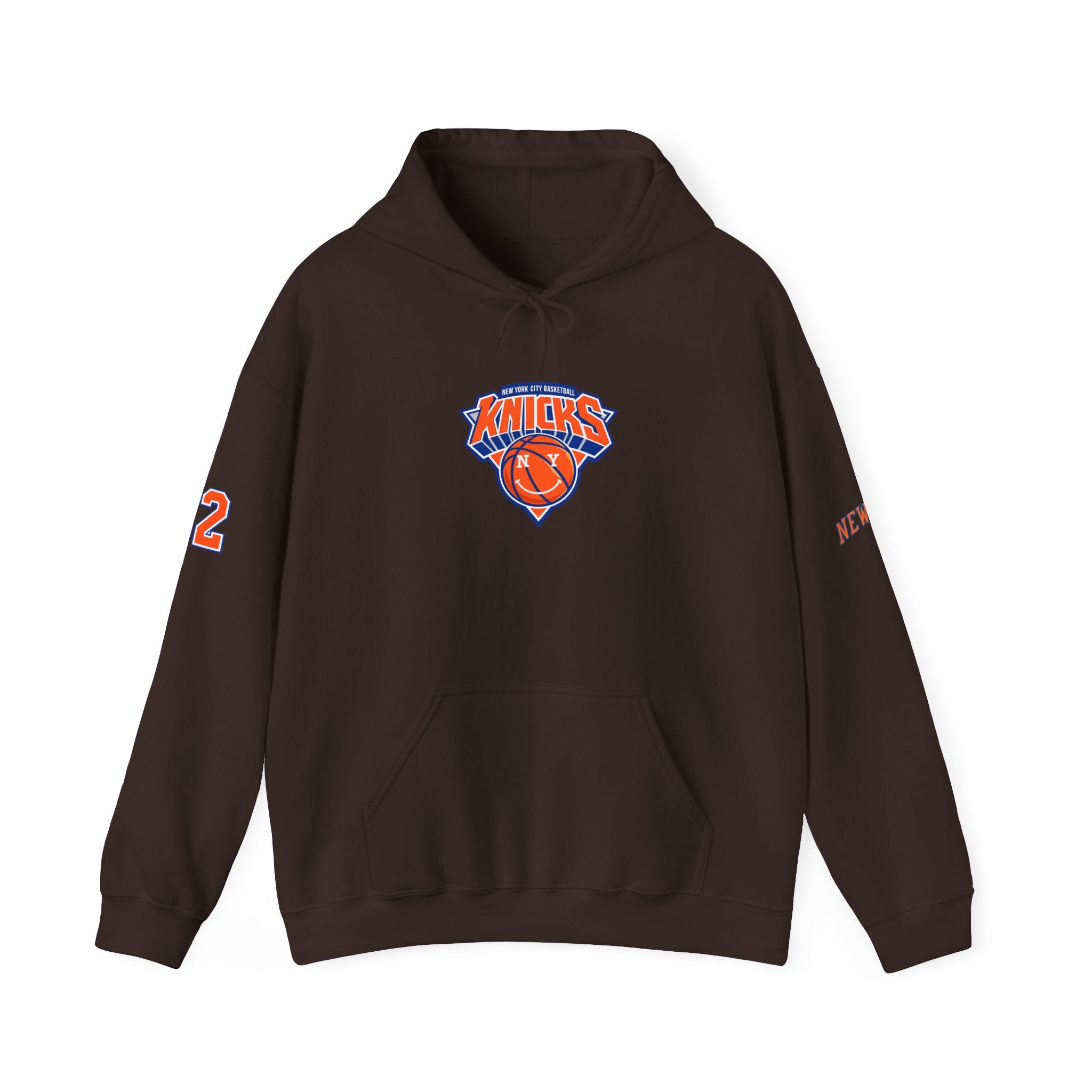 New York Knicks Jersey Hoodie — 'Towns 32' Retro Basketball Pullover
