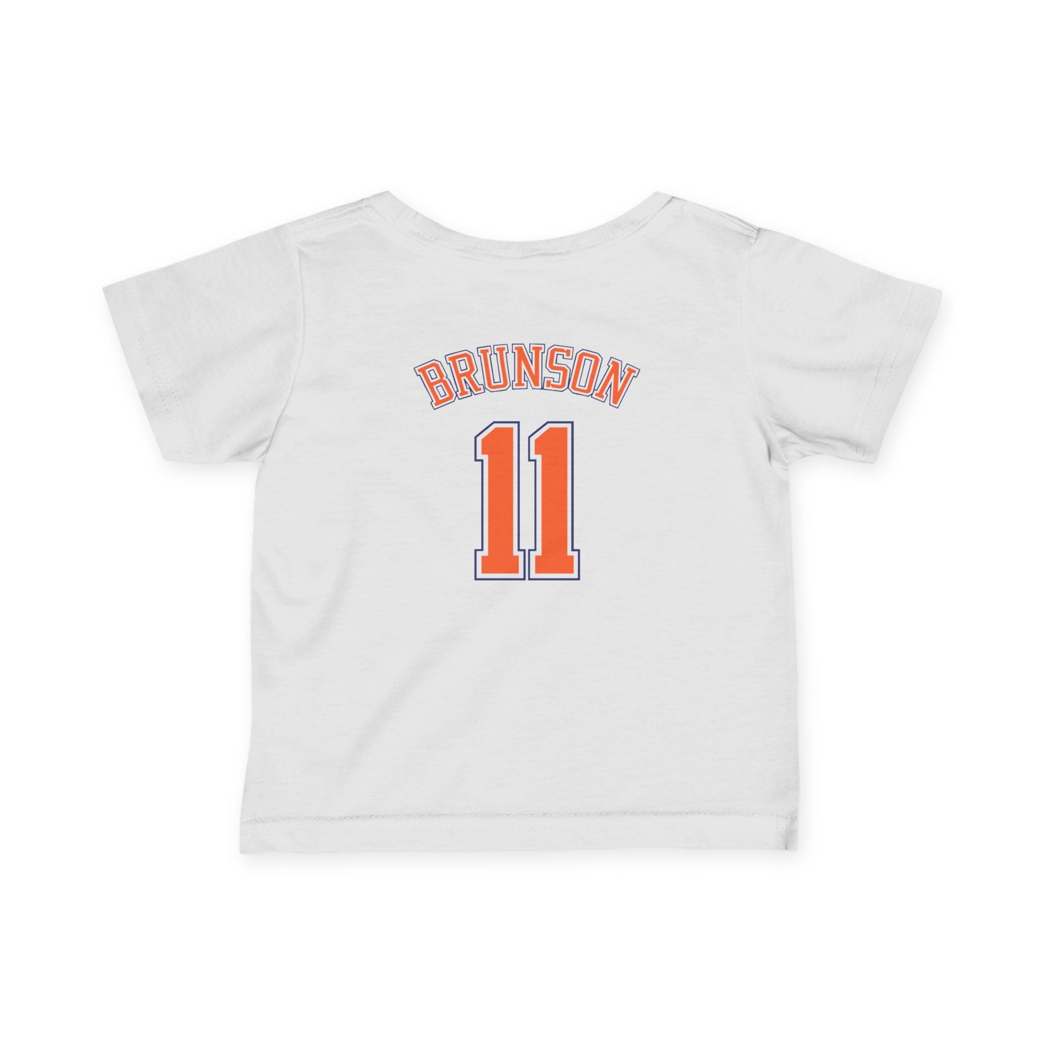 Infant Jersey Tee — Knicks-Inspired Baby Basketball Shirt with Number 11