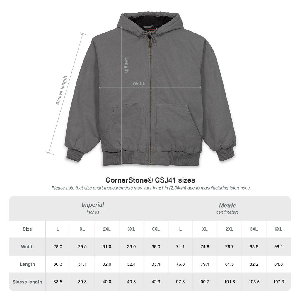Men's Duck Cloth Hooded Work Jacket – Insulated Embroidered Carpenter Coat