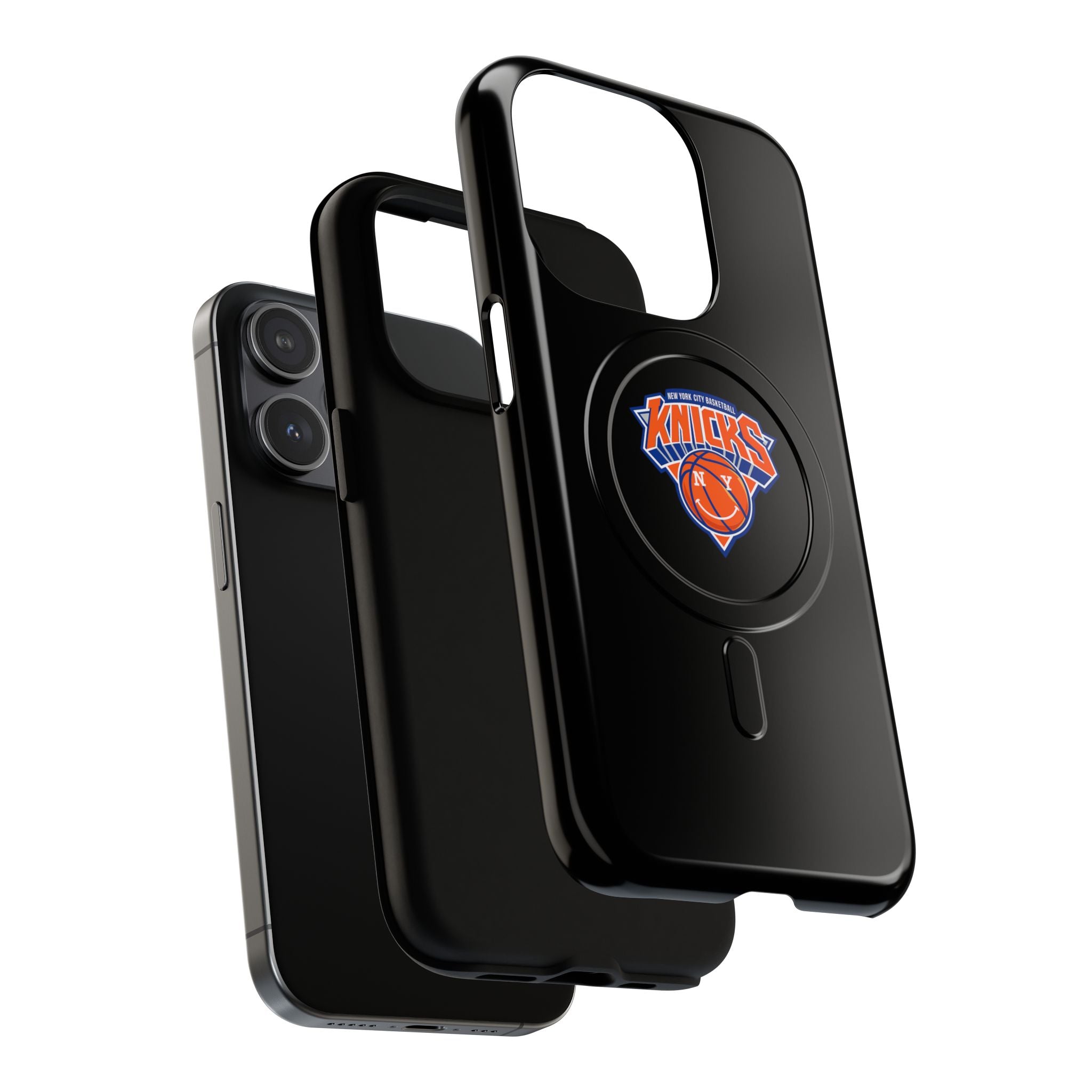 New York Knicks Tough Magnetic Phone Case — Magnetic Shockproof Phone Case with Knicks Logo