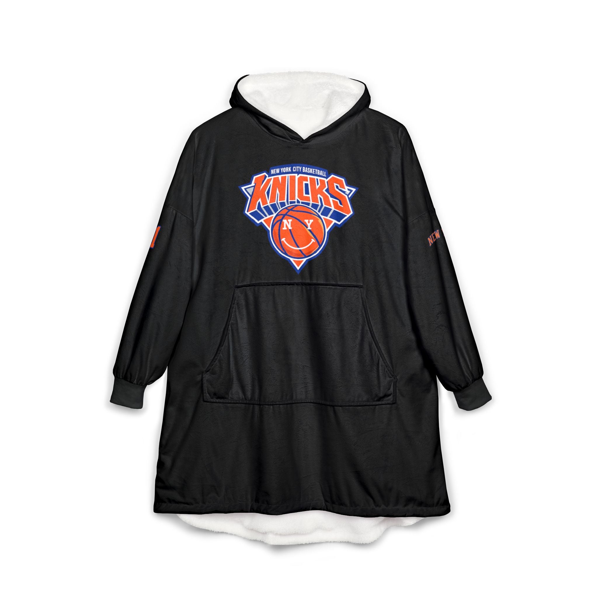 Knicks Brunson #11 Hooded Blanket – NBA Team Sherpa Hoodie