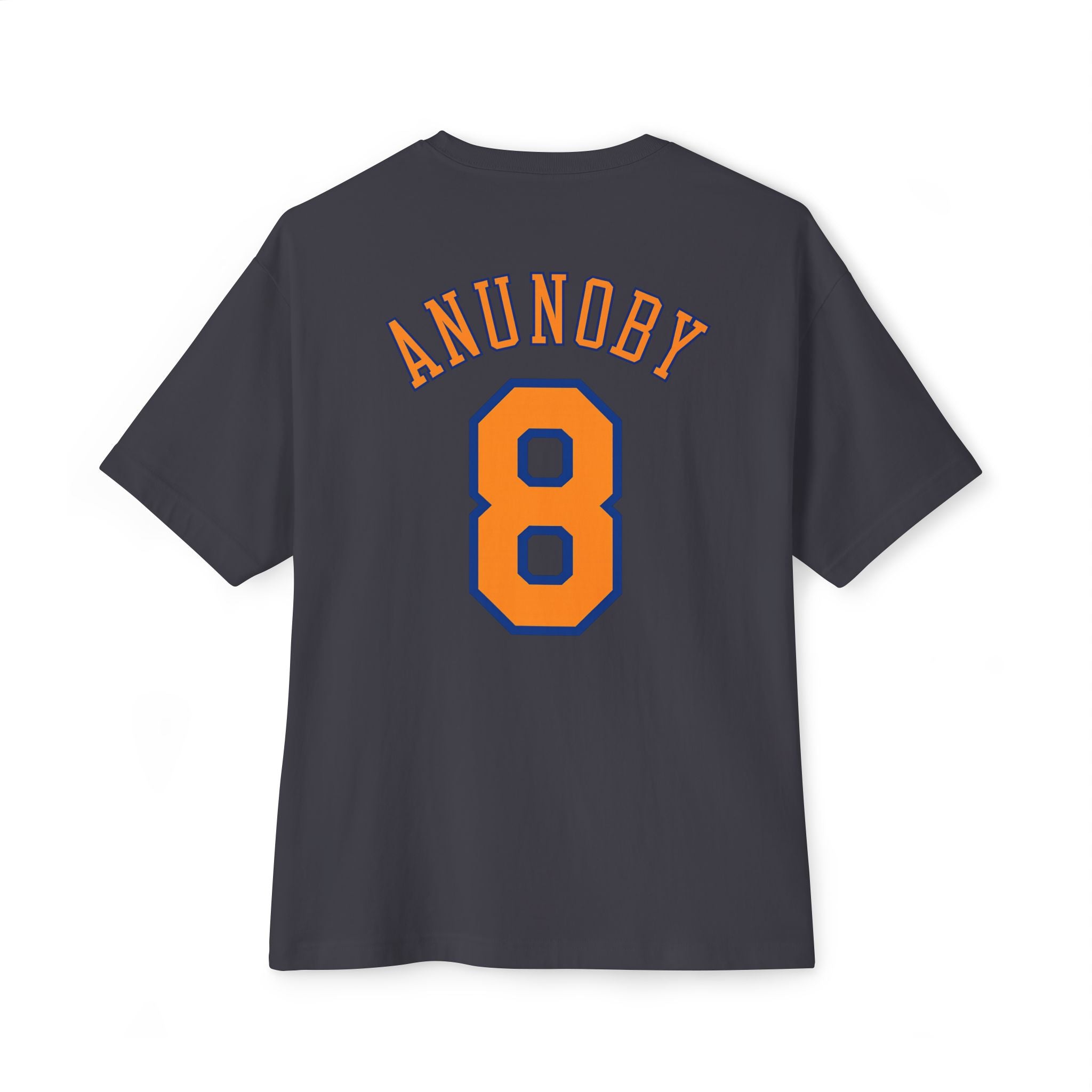Knicks Anunoby #8 Boxy Tee — Retro Basketball Jersey Shirt