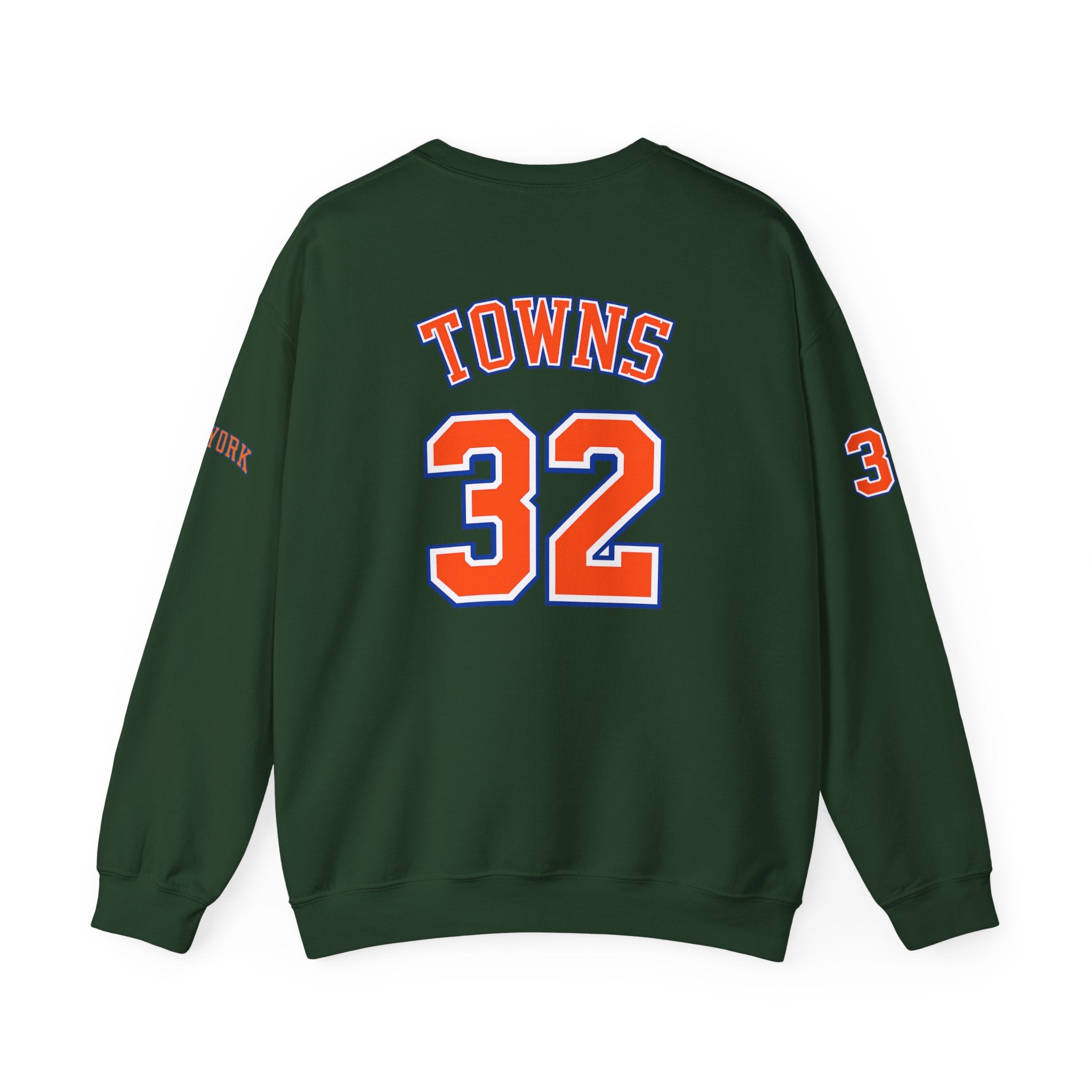 New York Knicks 'Towns 32' Crewneck Sweatshirt — Retro NBA Fan Apparel