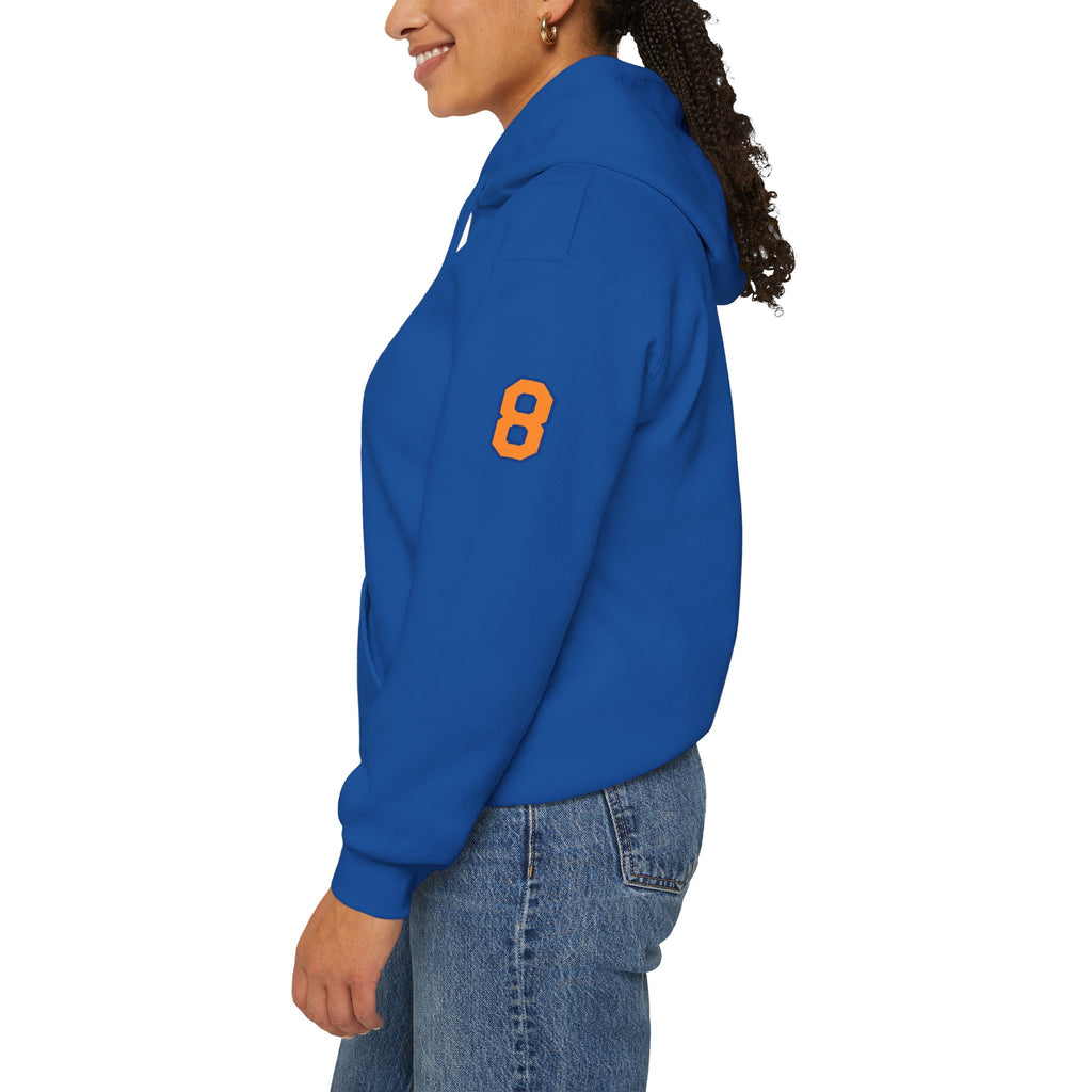 Knicks #8 Anunoby Basketball Hoodie — NYR Team Logo Back Number Sweatshirt