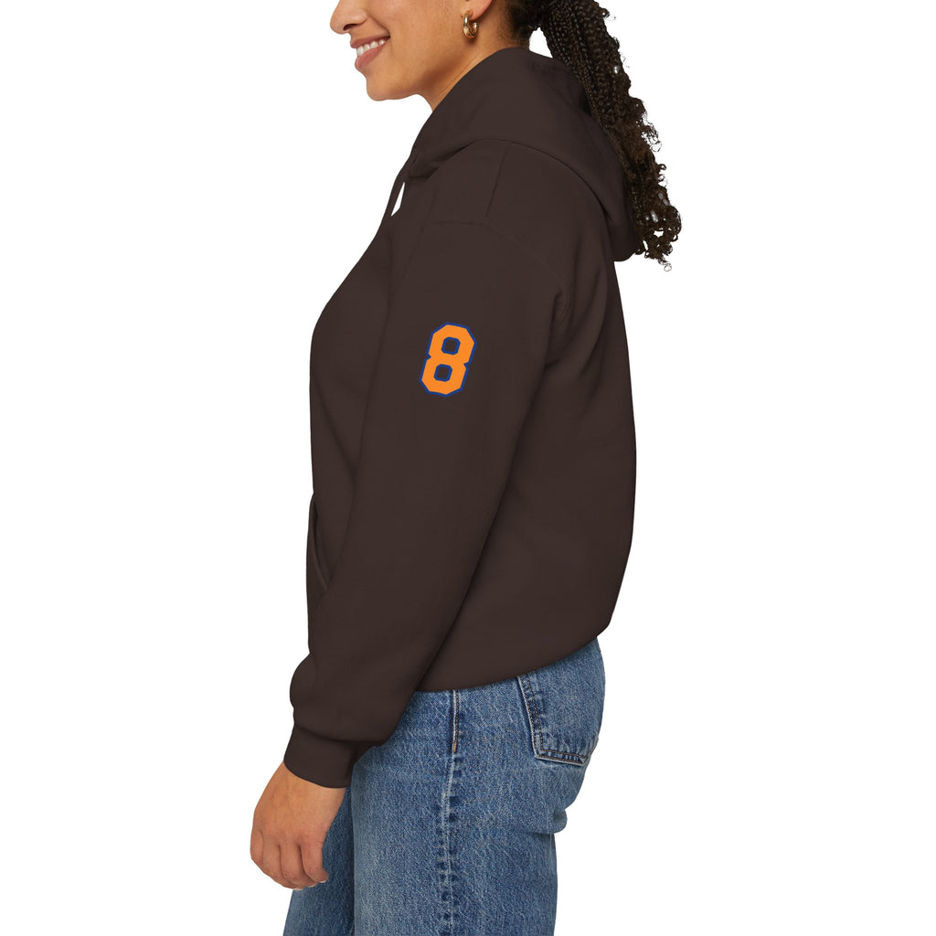 Knicks #8 Anunoby Basketball Hoodie — NYR Team Logo Back Number Sweatshirt