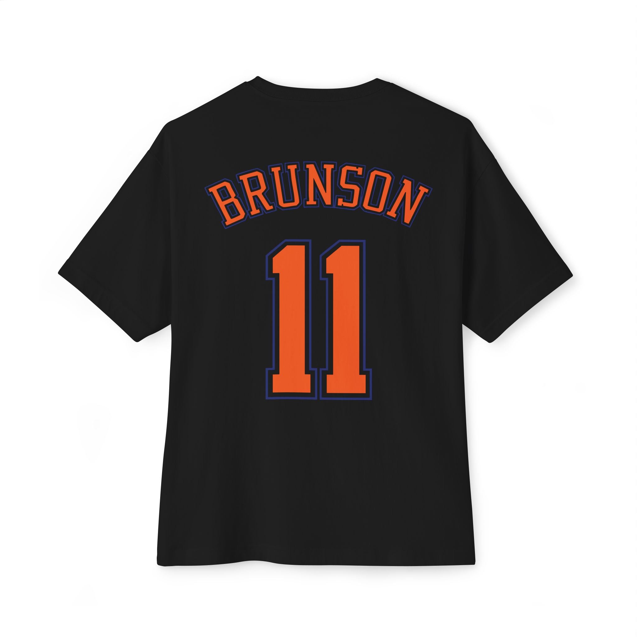 Knicks Brunson #11 Oversized Boxy Tee — NY Basketball Fan Shirt