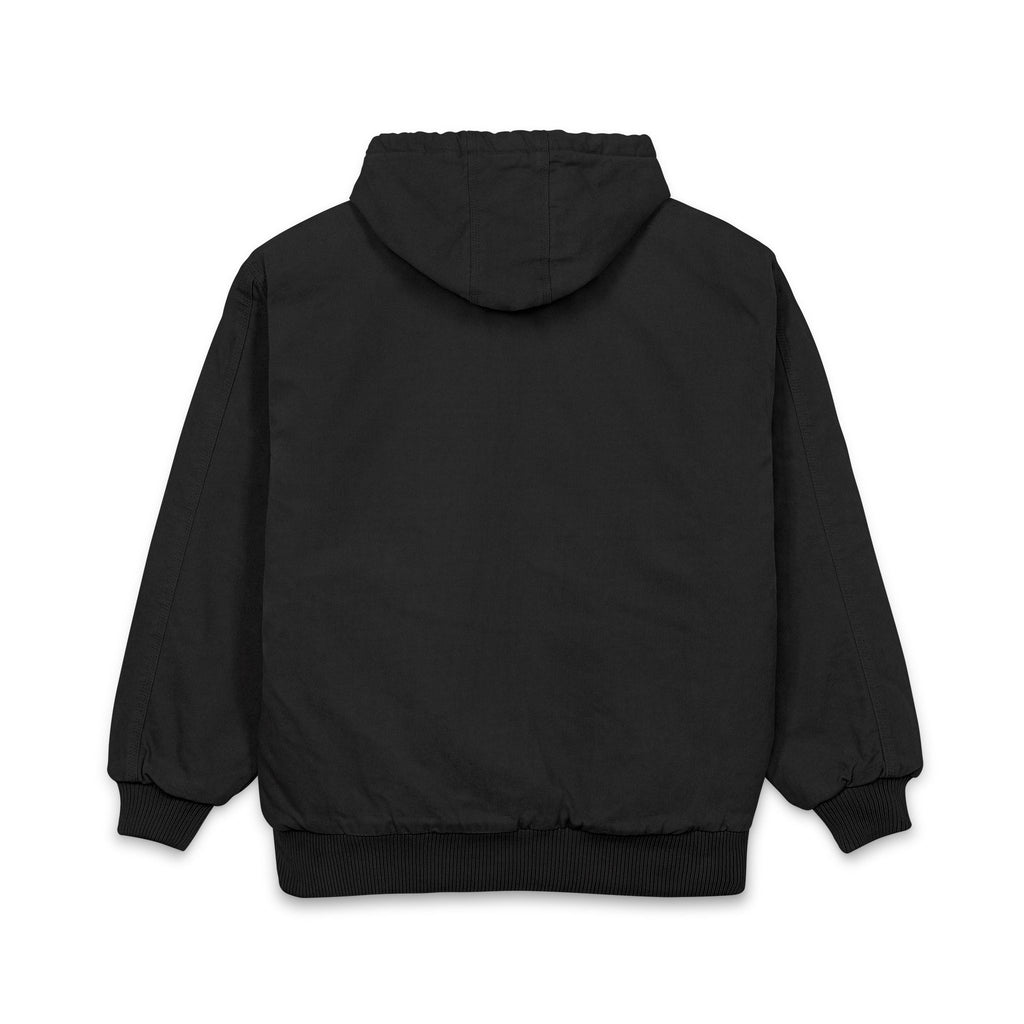Men's Duck Cloth Hooded Work Jacket – Insulated Embroidered Carpenter Coat