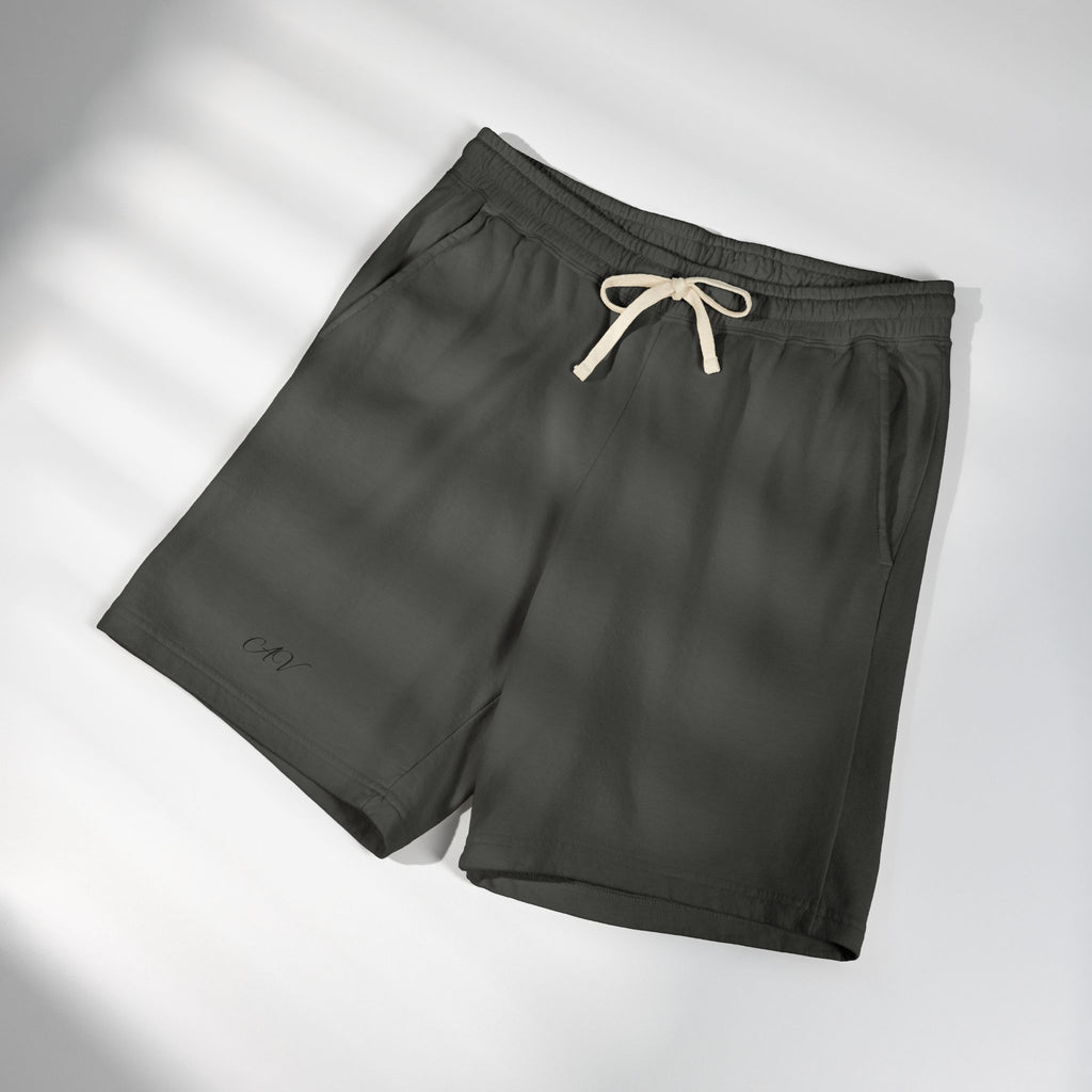 Lightweight Garment-Dyed Fleece Shorts