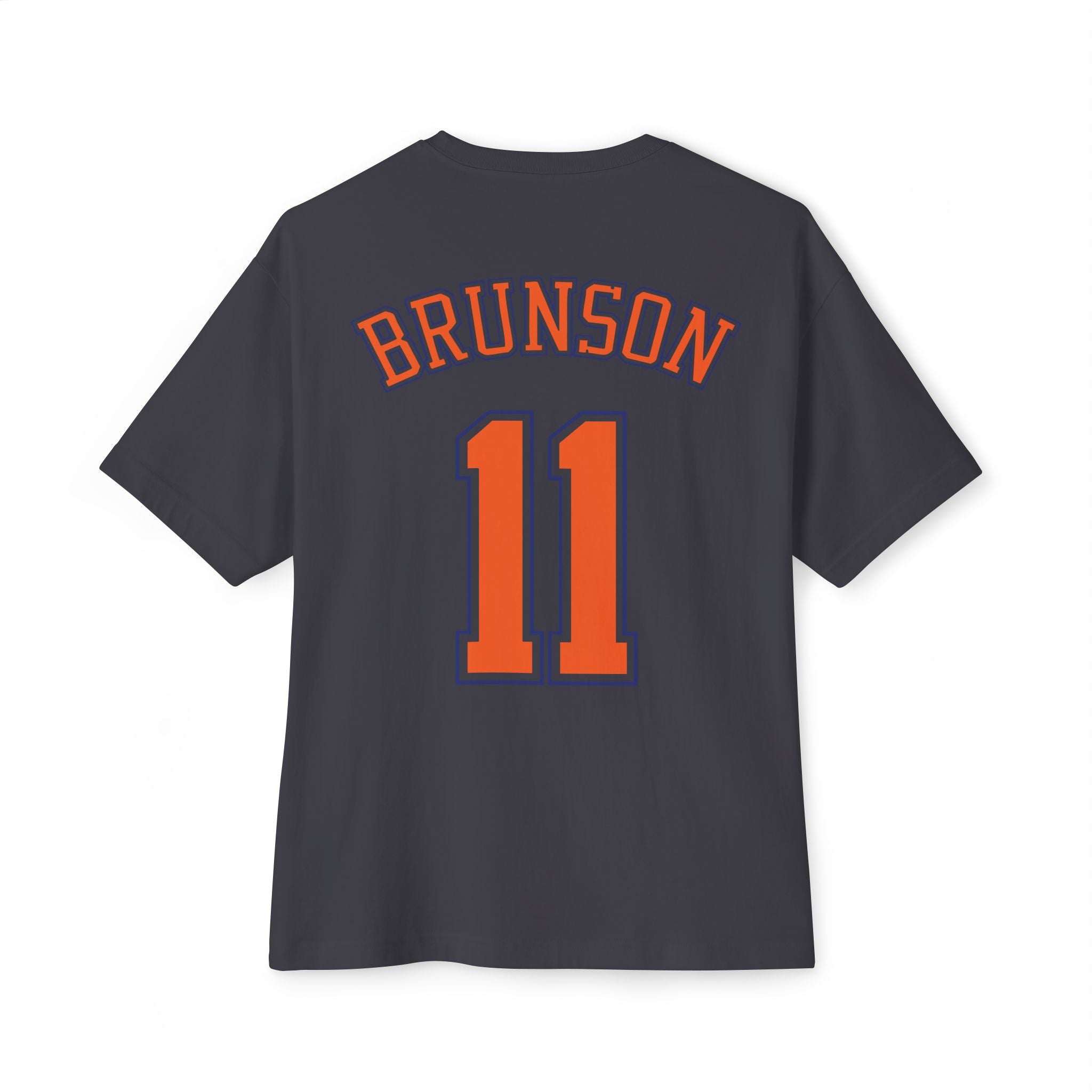 Knicks Brunson #11 Oversized Boxy Tee — NY Basketball Fan Shirt