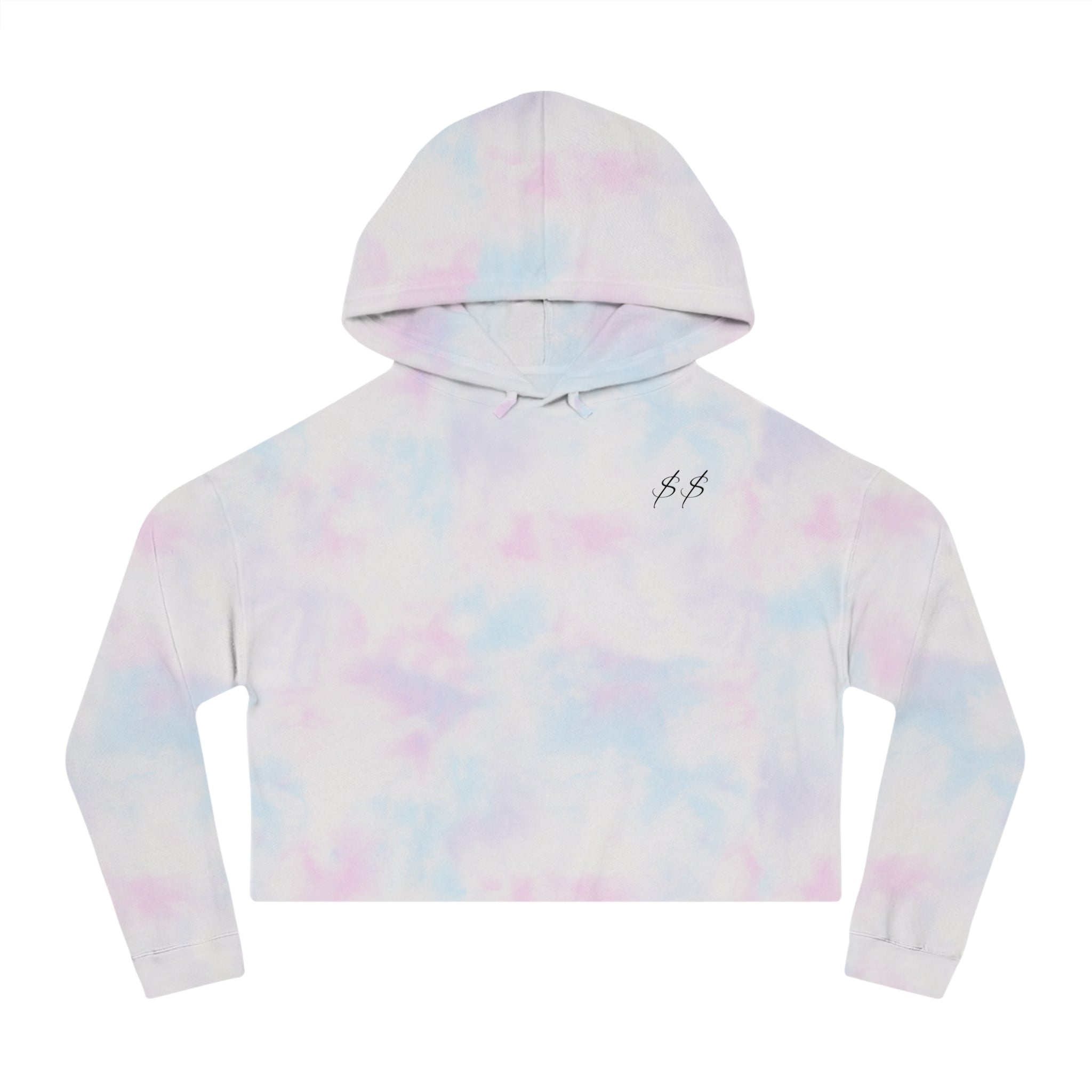 “Bad Bitch 1” Woman's Graphic Cropped Hooded Sweatshirt