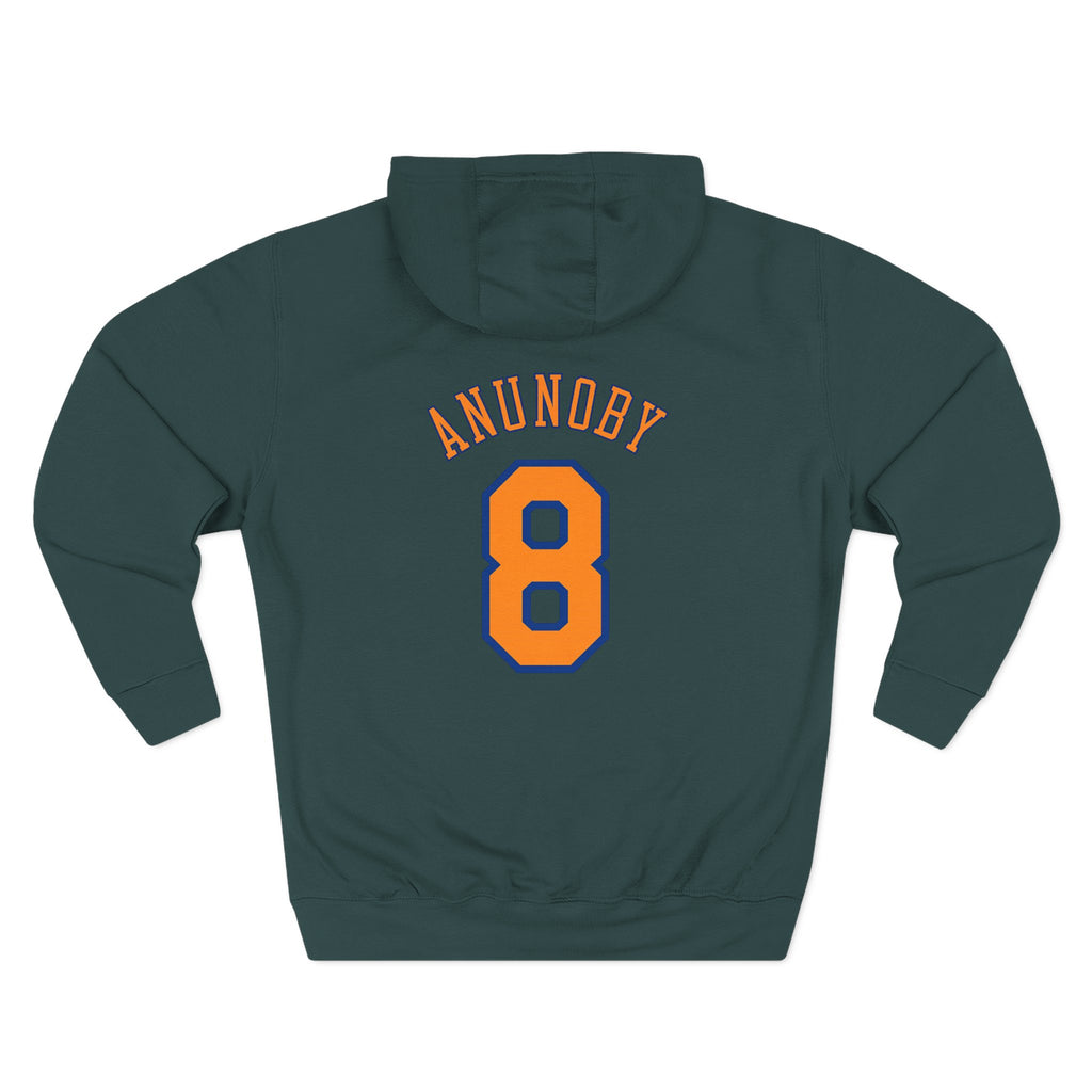 Knicks-Inspired 'Anunoby 8' Basketball Hoodie