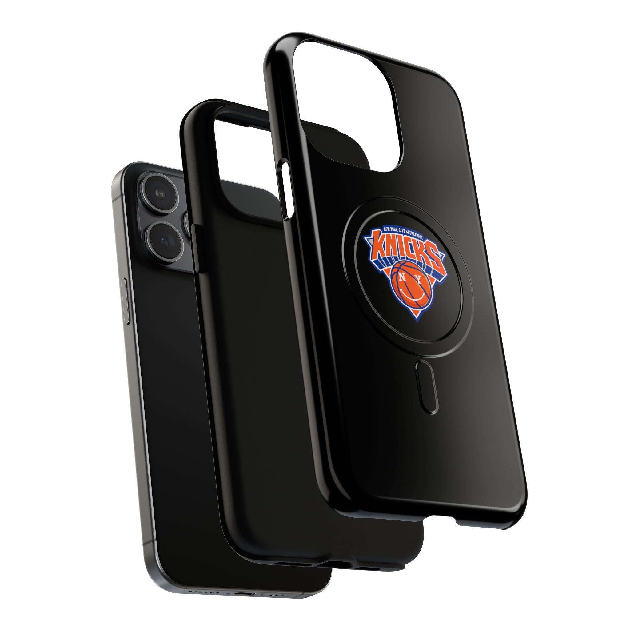 New York Knicks Tough Magnetic Phone Case — Magnetic Shockproof Phone Case with Knicks Logo