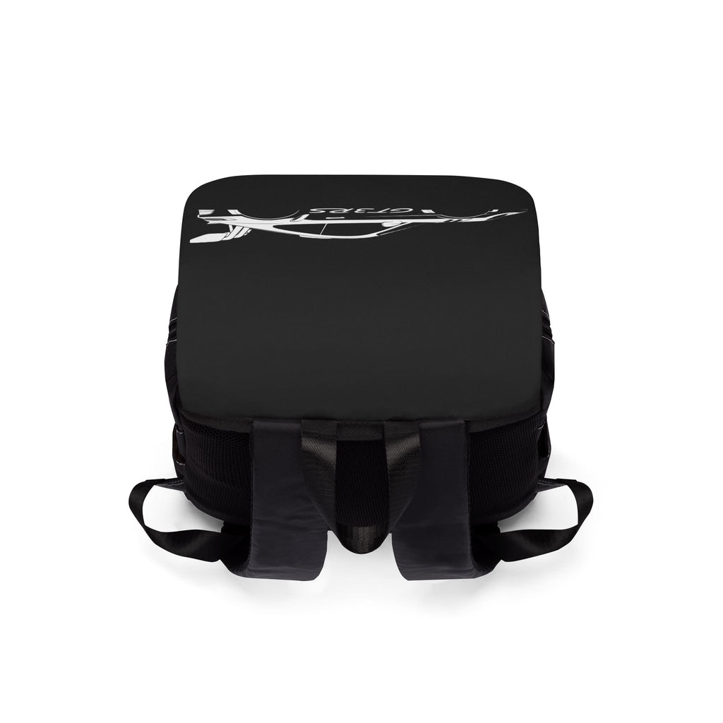 Sports Car Silhouette Backpack