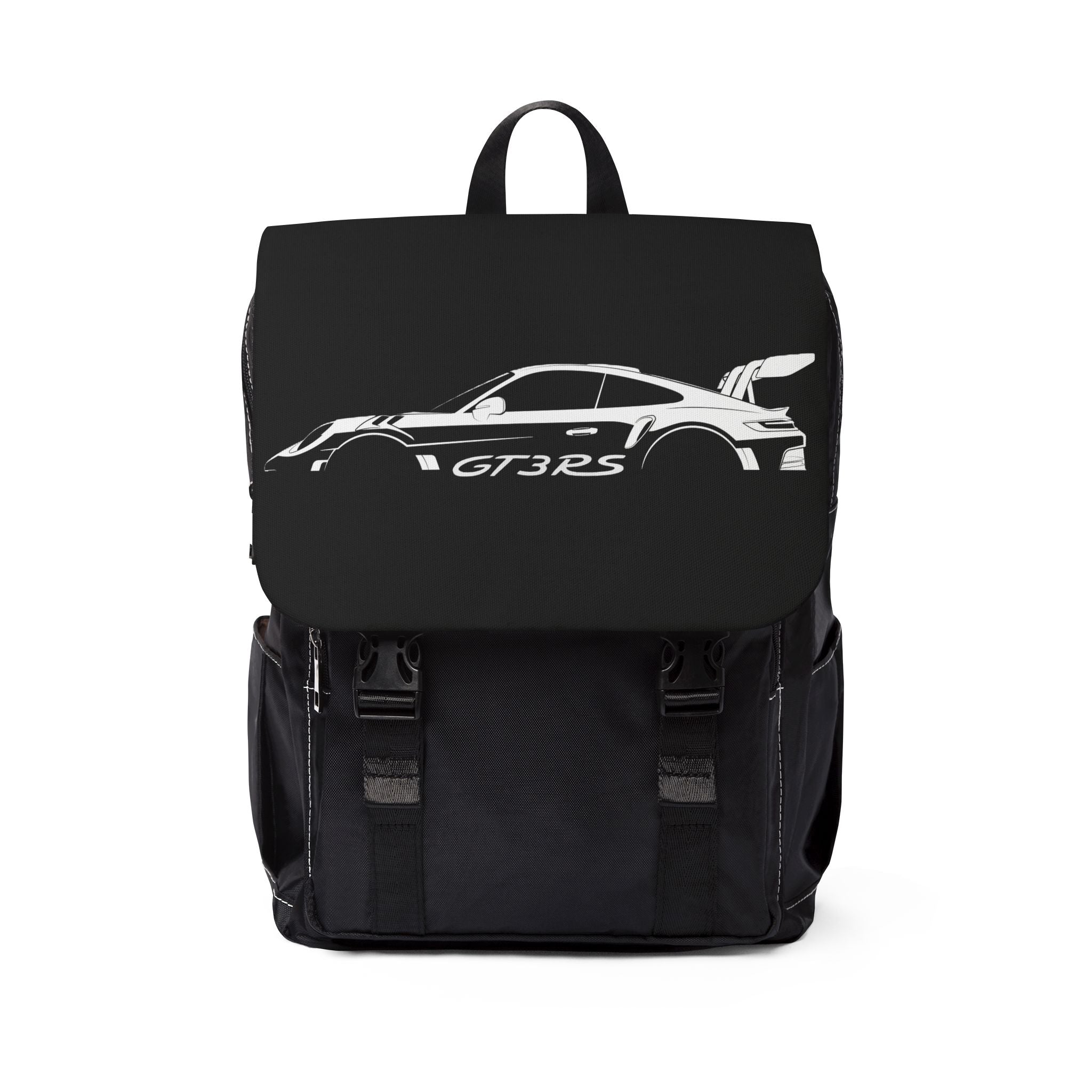 Sports Car Silhouette Backpack