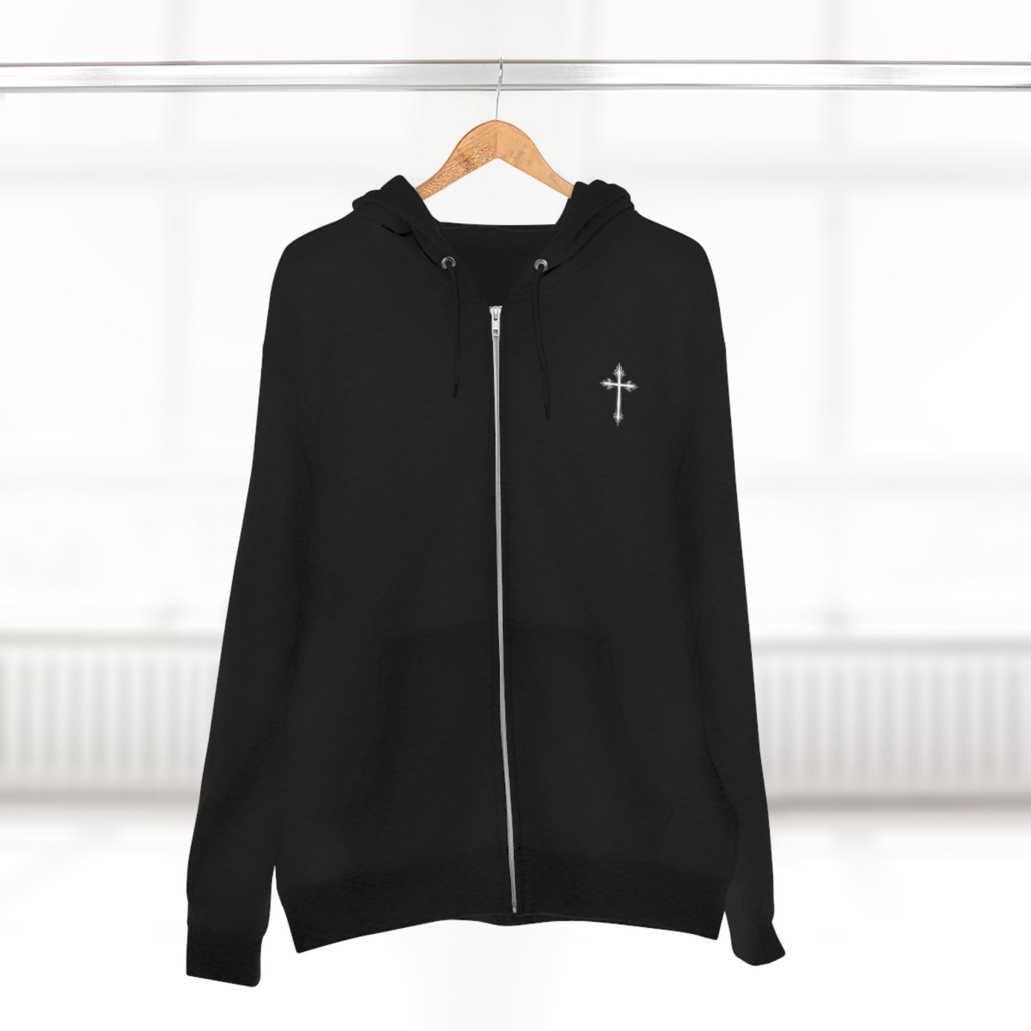 Cross Zip Hoodie