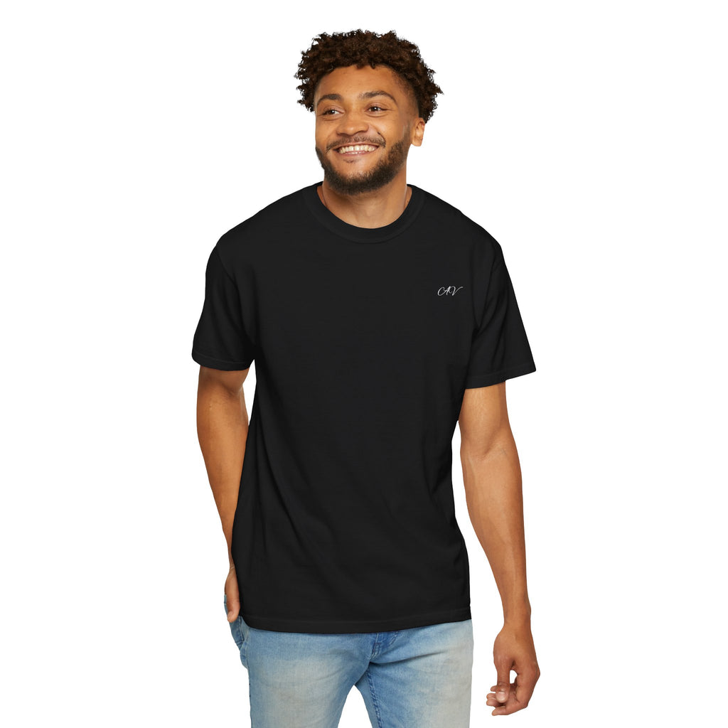 Knicks In Four T‑Shirt — Statue of Liberty Clouds Graphic Tee