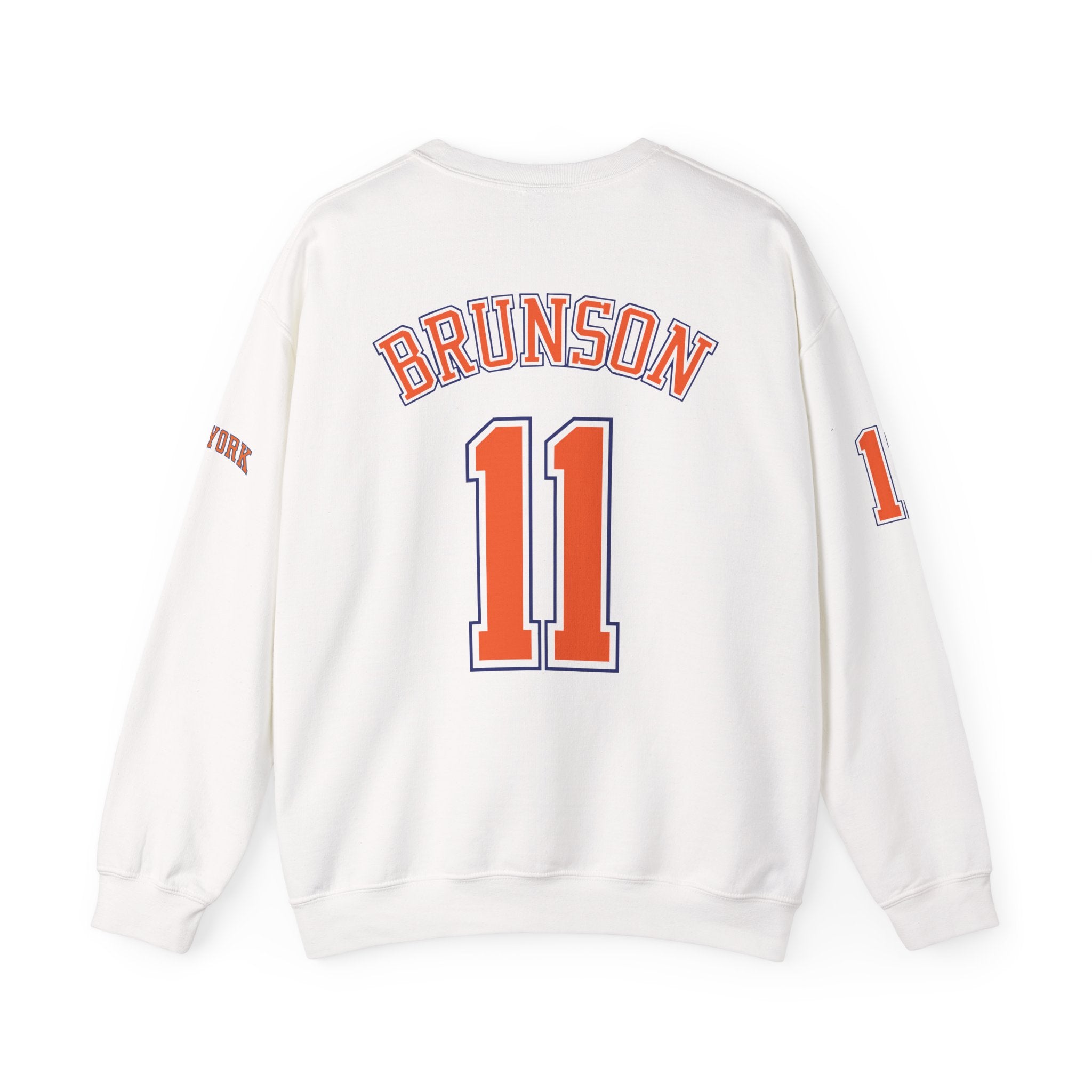 Knicks Brunson #11 Crewneck Sweatshirt — New York Basketball Pullover