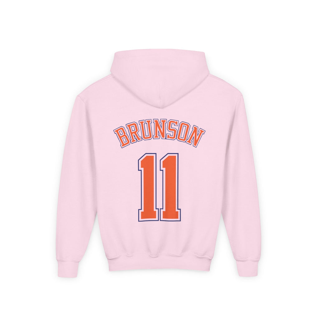 Youth Knicks 'Brunson 11' Basketball Hoodie - Team Logo Youth Sweatshirt