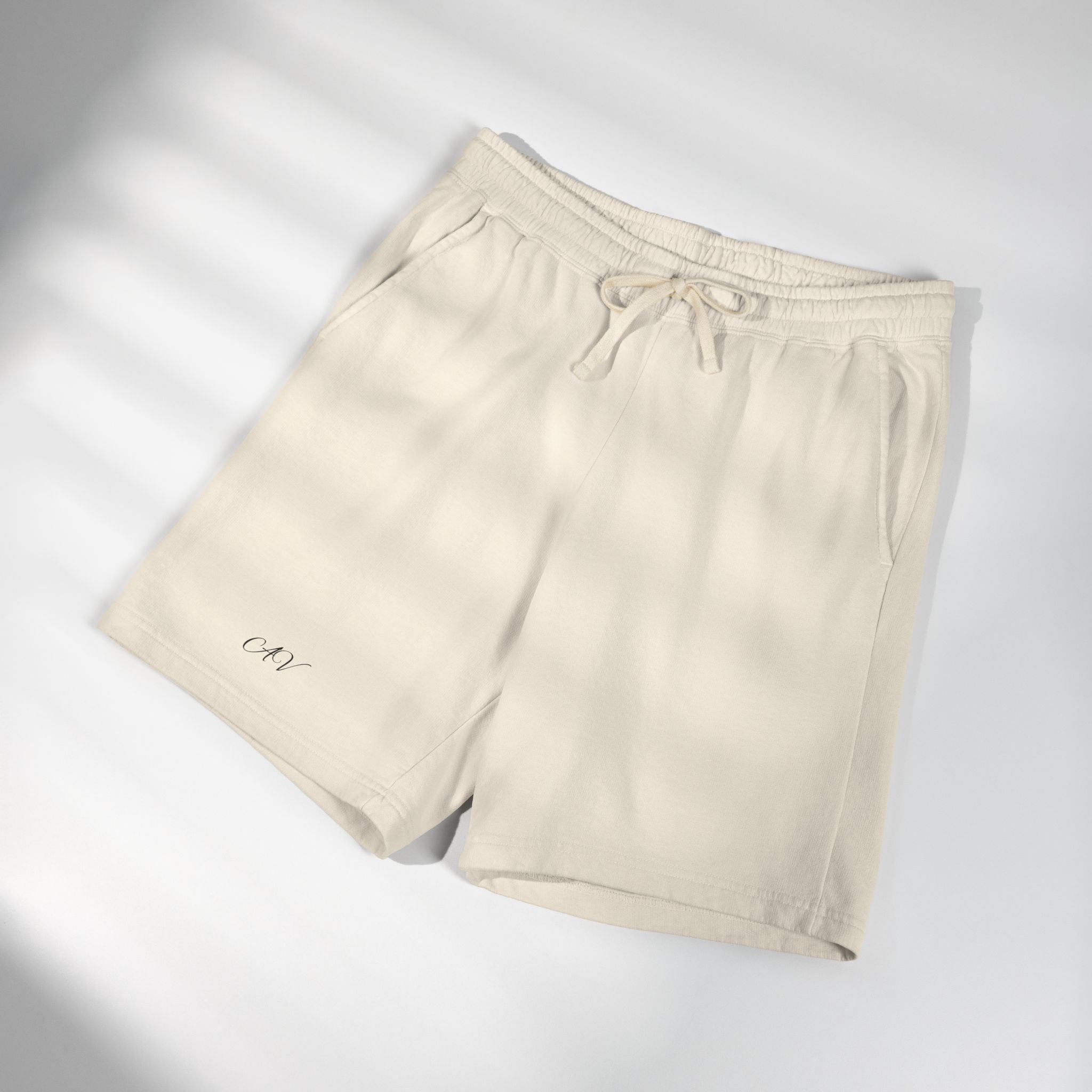 Lightweight Garment-Dyed Fleece Shorts