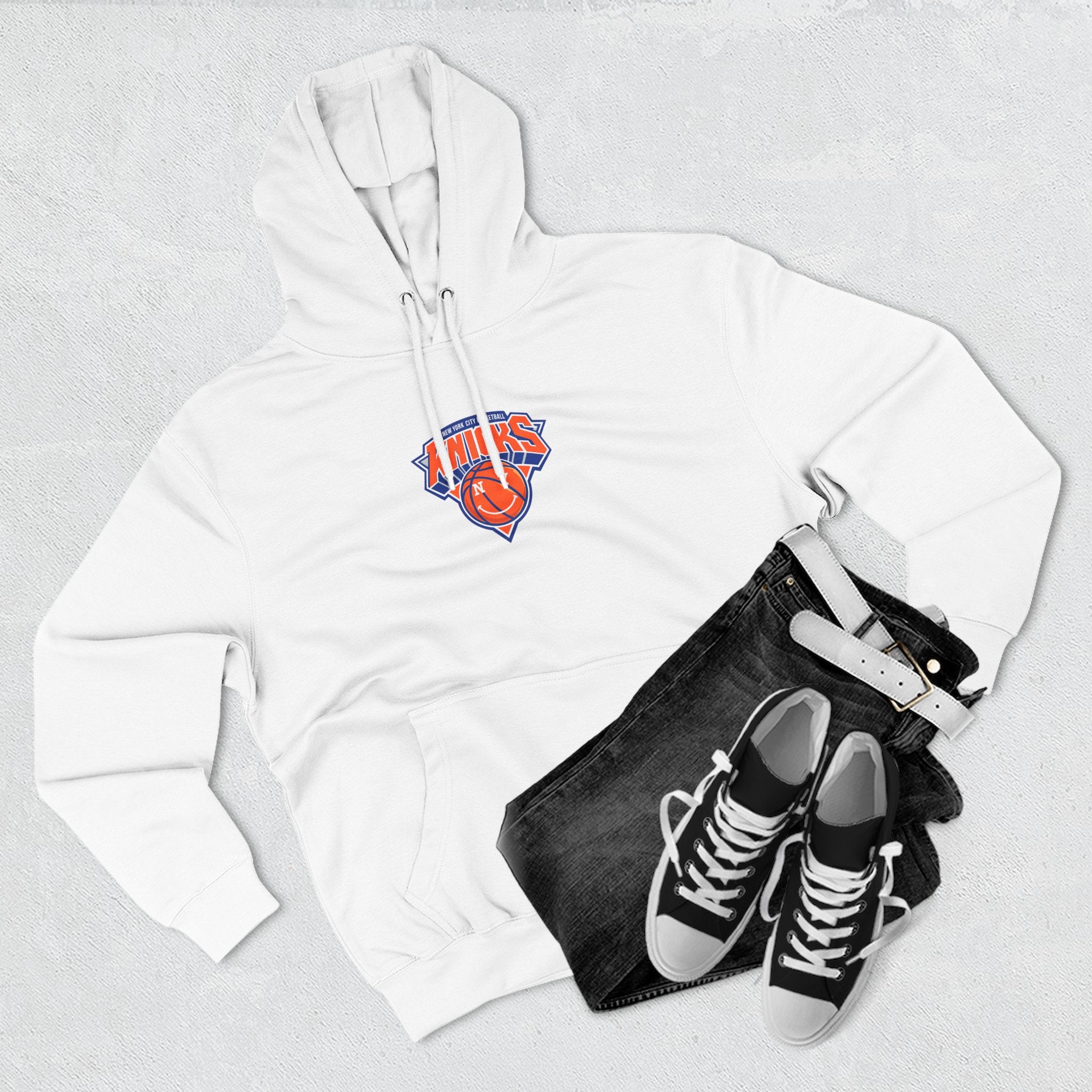Knicks-Inspired 'Anunoby 8' Basketball Hoodie