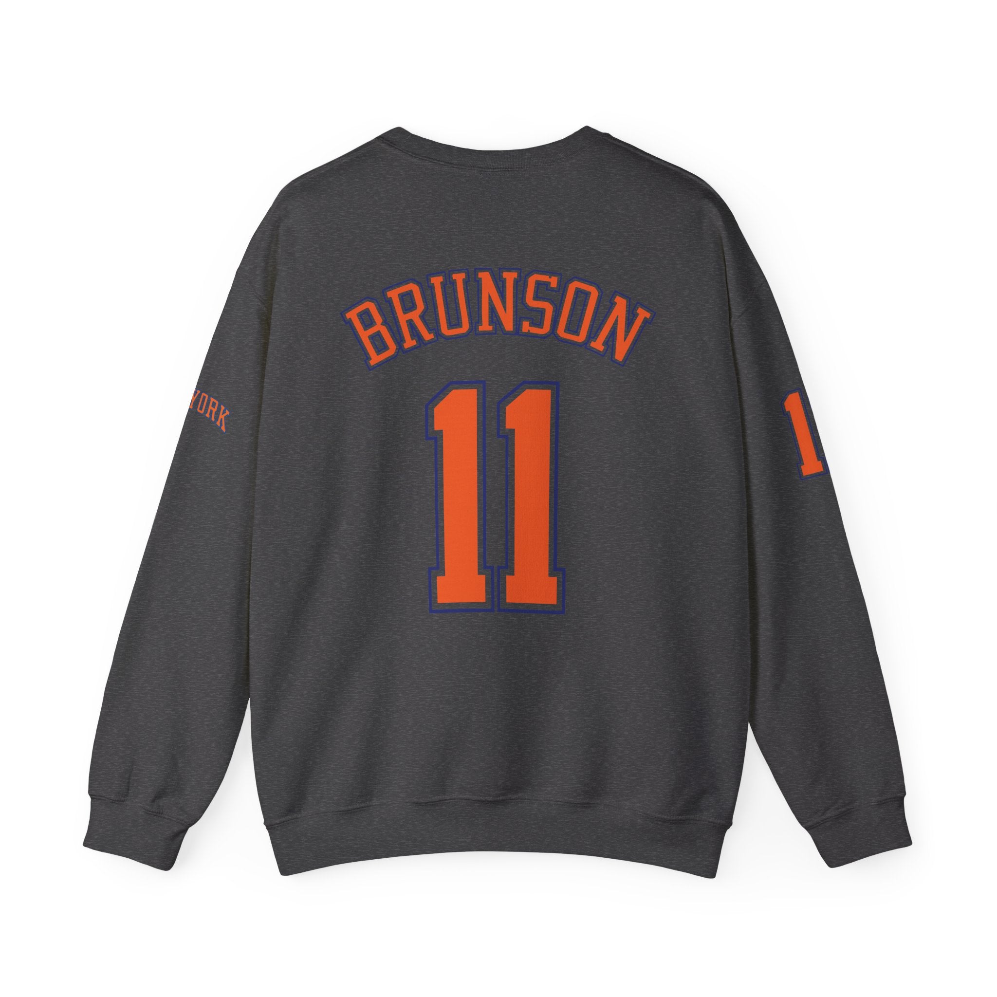 Knicks Brunson #11 Crewneck Sweatshirt — New York Basketball Pullover