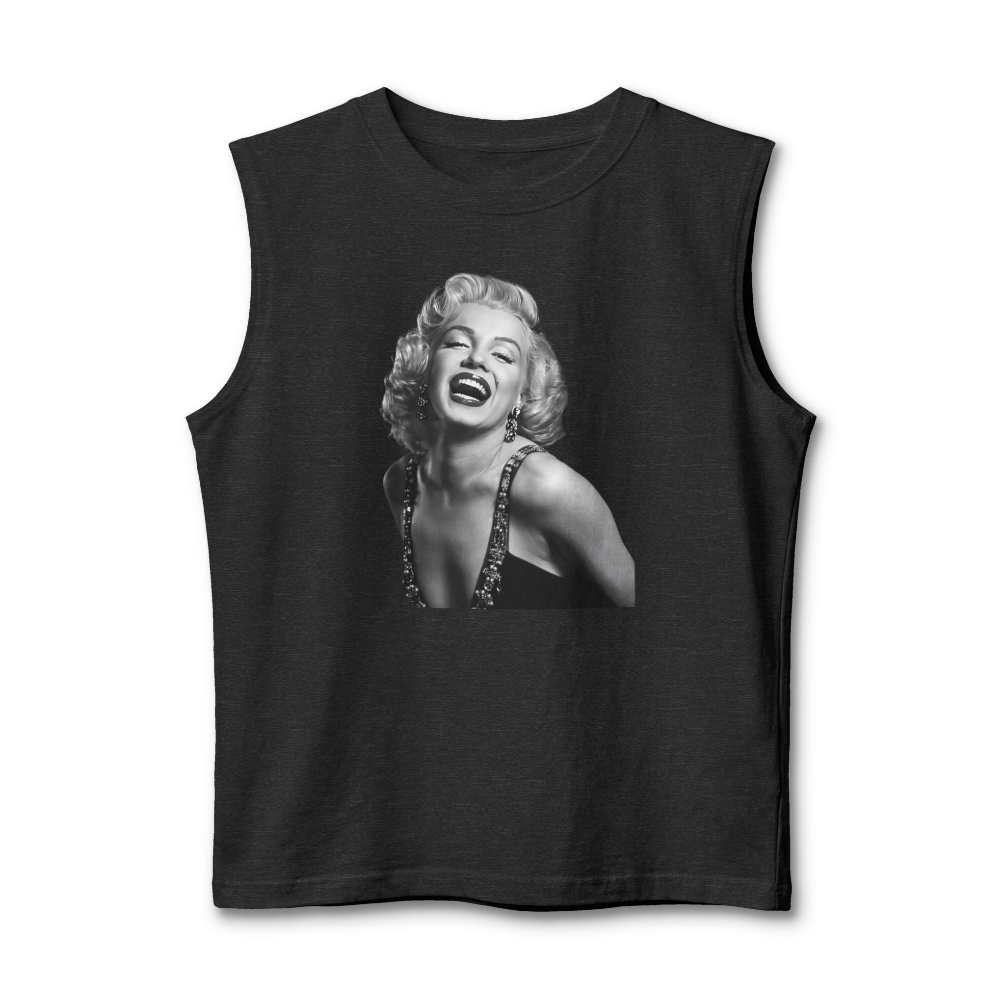 Vintage Glam Portrait Muscle Tank