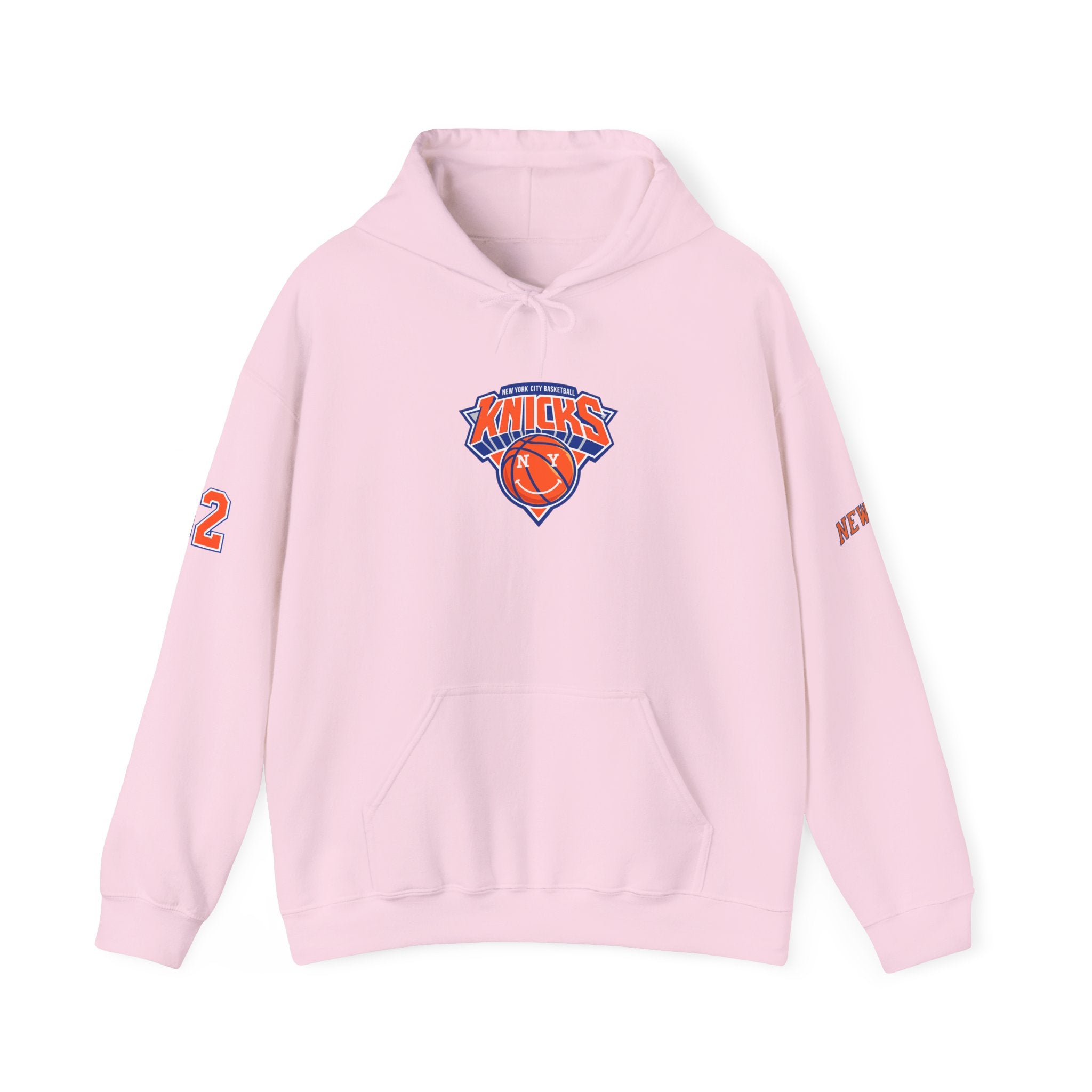 New York Knicks Jersey Hoodie — 'Towns 32' Retro Basketball Pullover