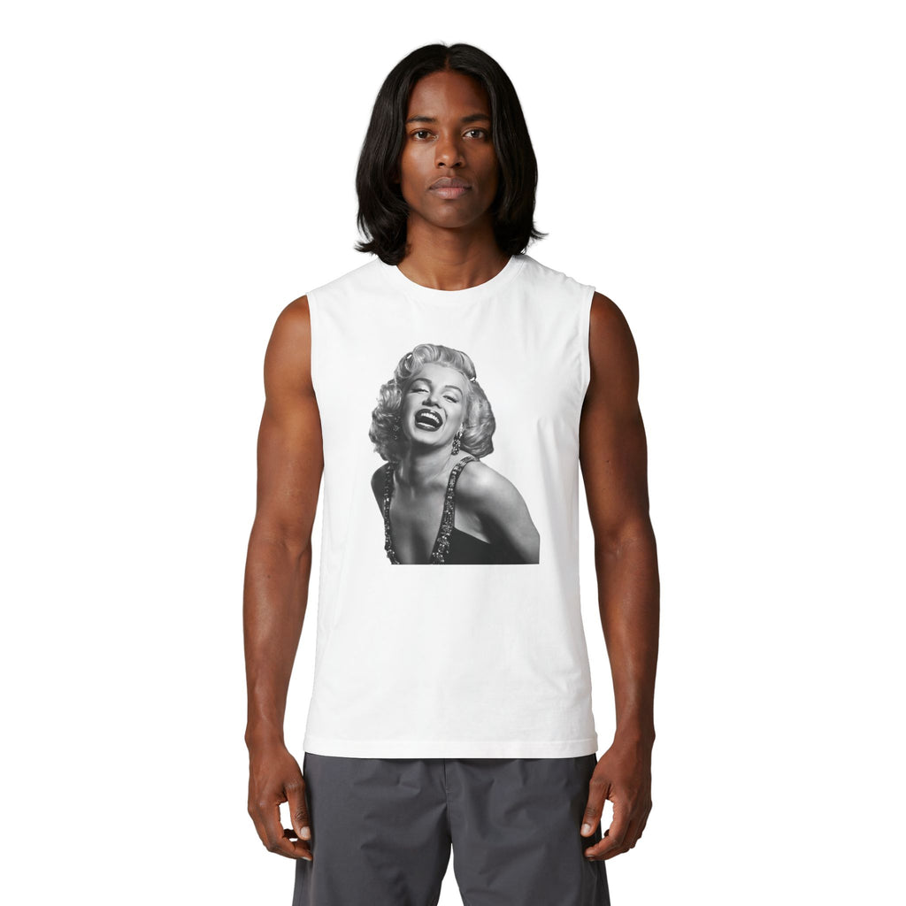 Vintage Glam Portrait Muscle Tank