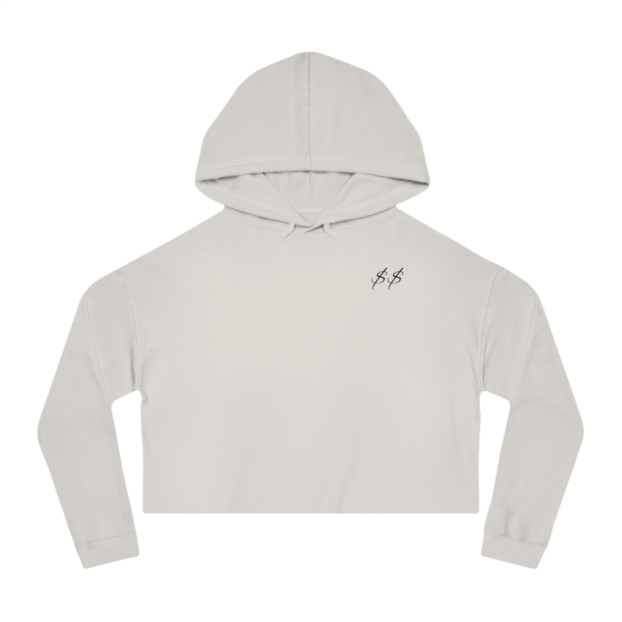 “Bad Bitch 1” Woman's Graphic Cropped Hooded Sweatshirt