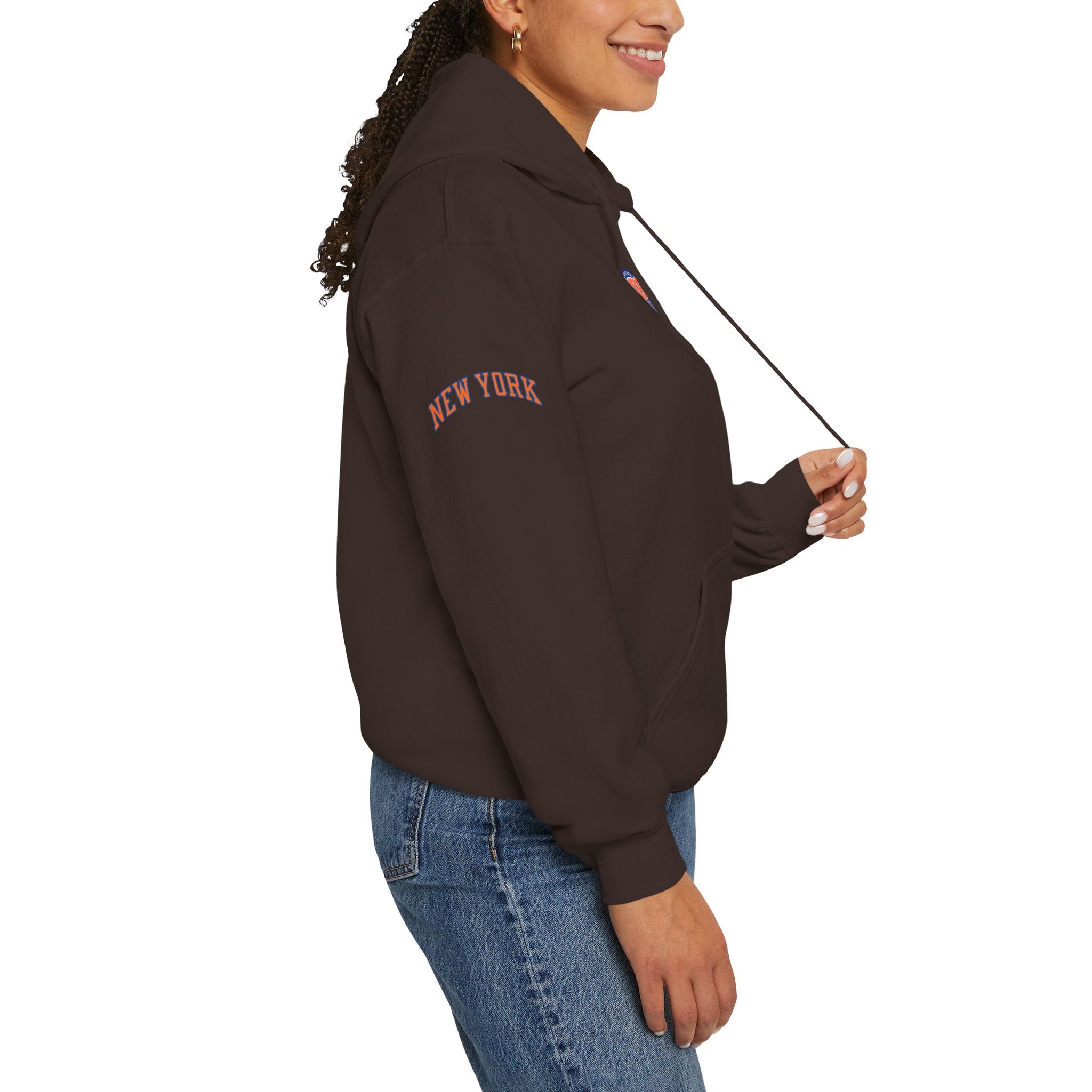 Knicks #8 Anunoby Basketball Hoodie — NYR Team Logo Back Number Sweatshirt