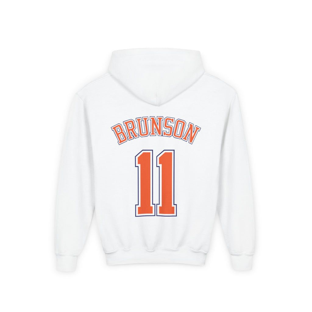 Youth Knicks 'Brunson 11' Basketball Hoodie - Team Logo Youth Sweatshirt