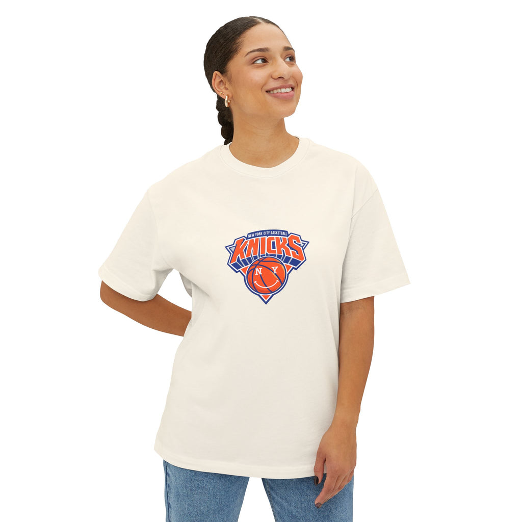 Knicks Anunoby #8 Boxy Tee — Retro Basketball Jersey Shirt