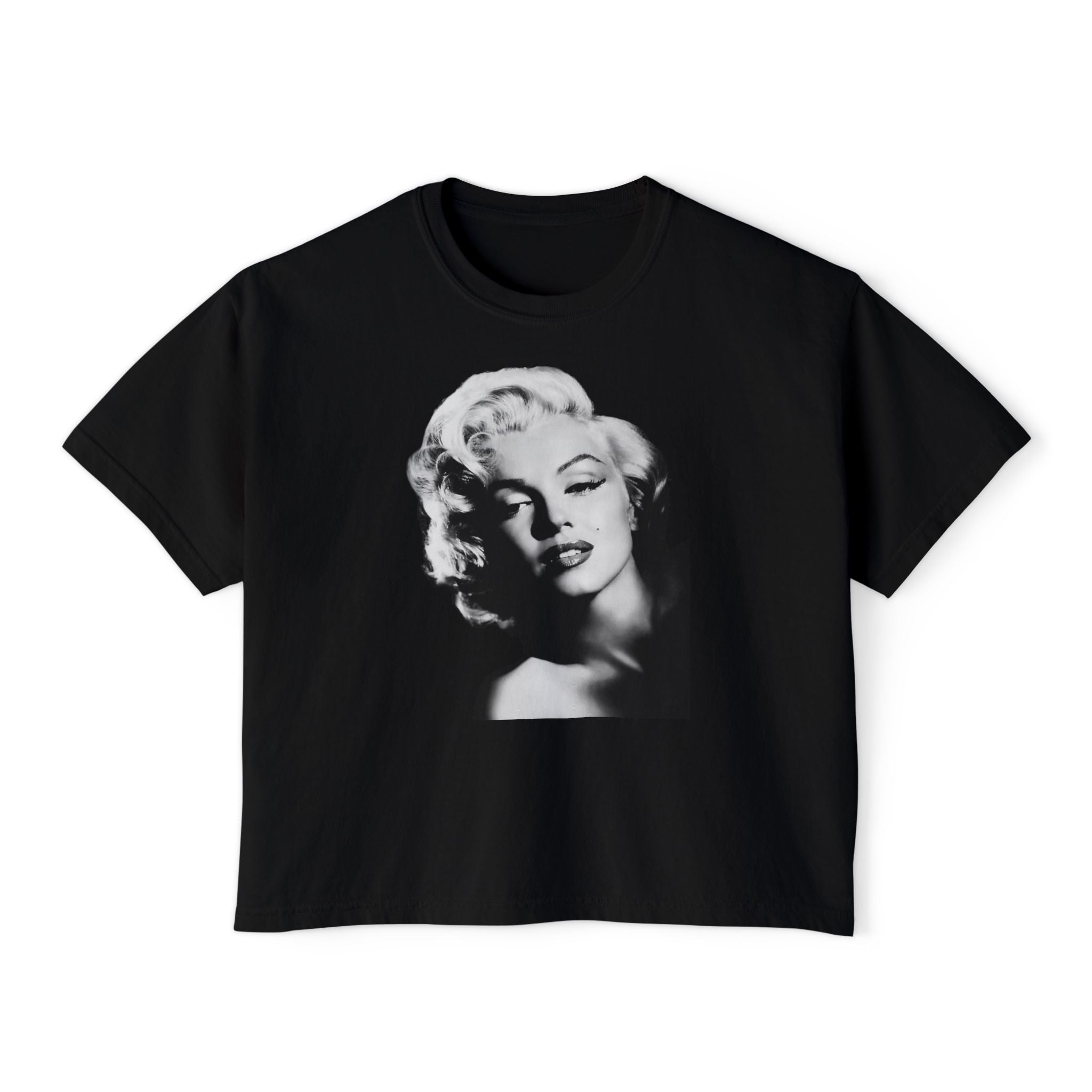 Glam Portrait Boxy Crop Tee