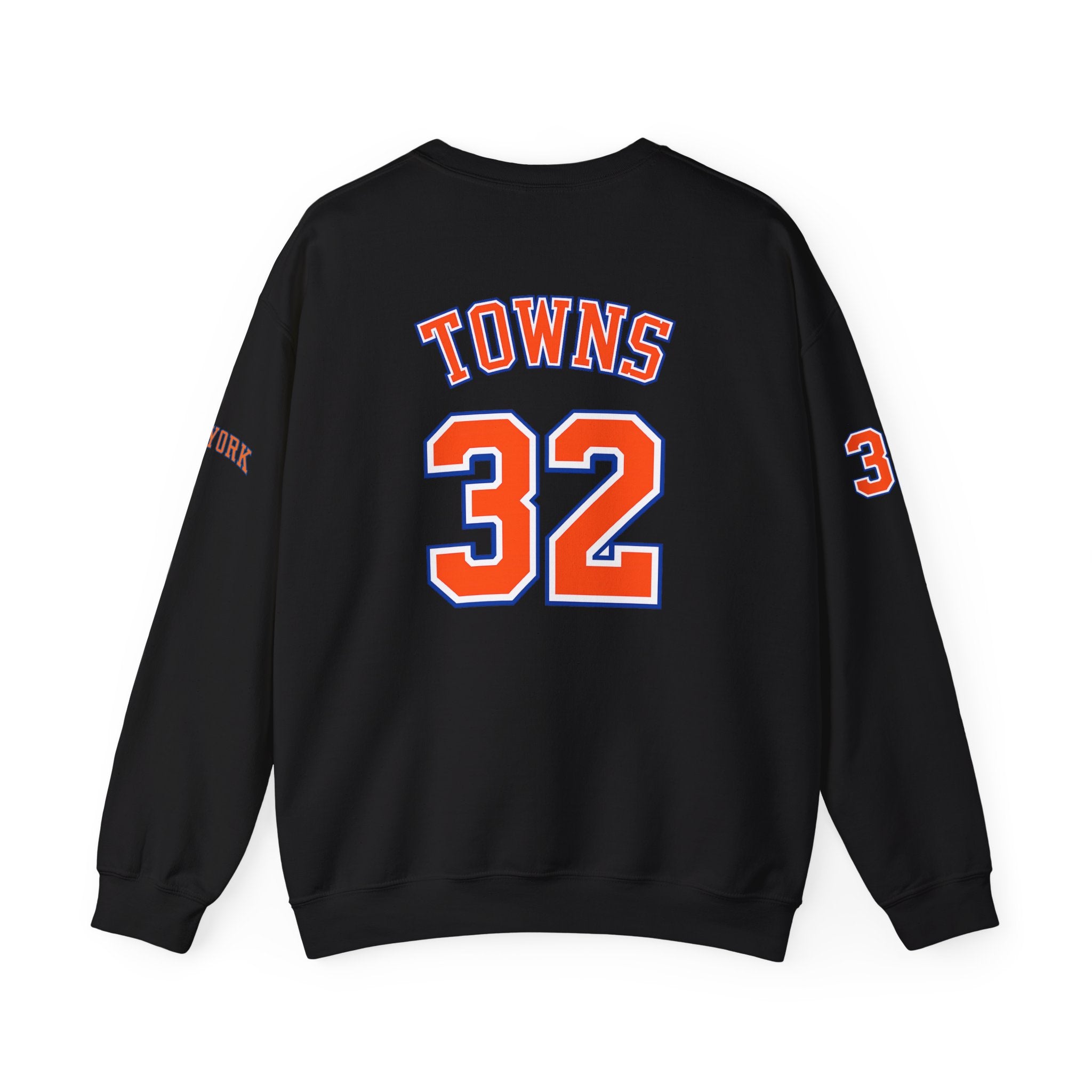 New York Knicks 'Towns 32' Crewneck Sweatshirt — Retro NBA Fan Apparel